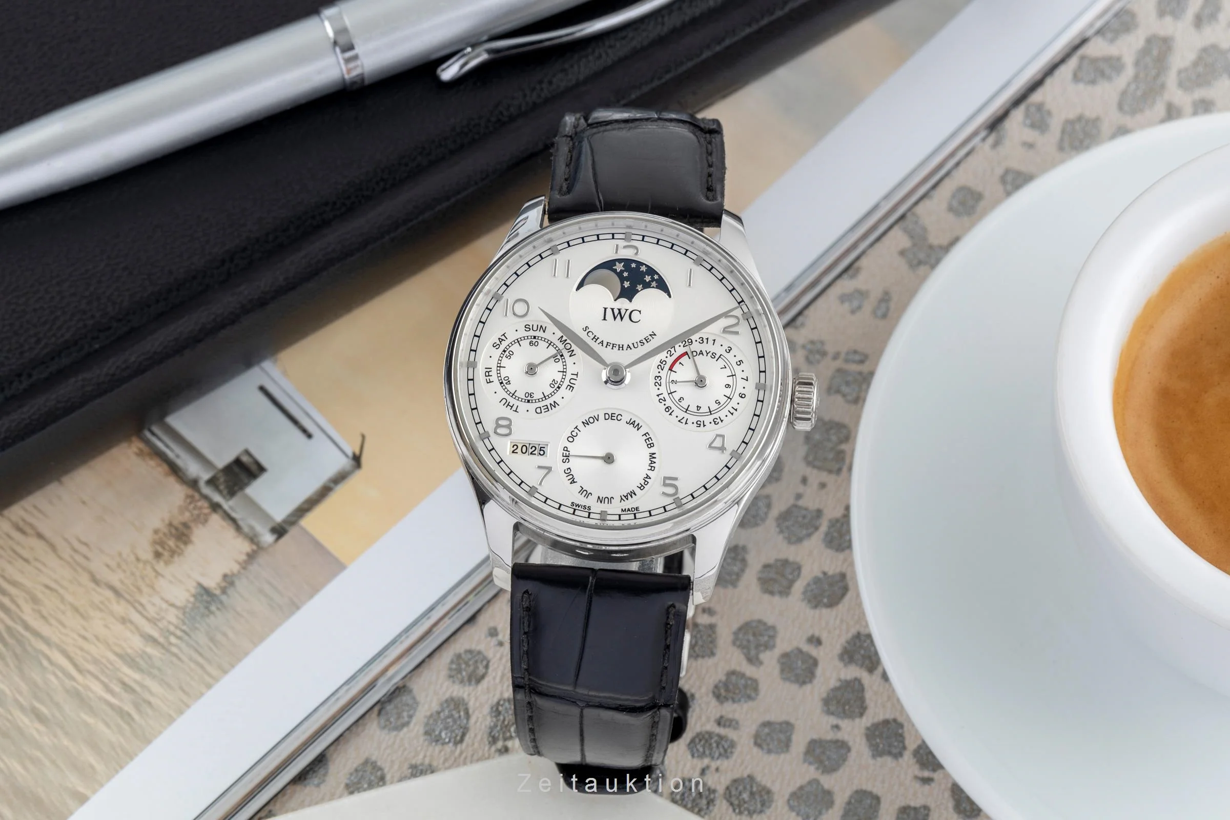 IWC Portuguese platinium automatic men's watch IW502219 LP: 54600EUR Limited  [2504091] - Image 4