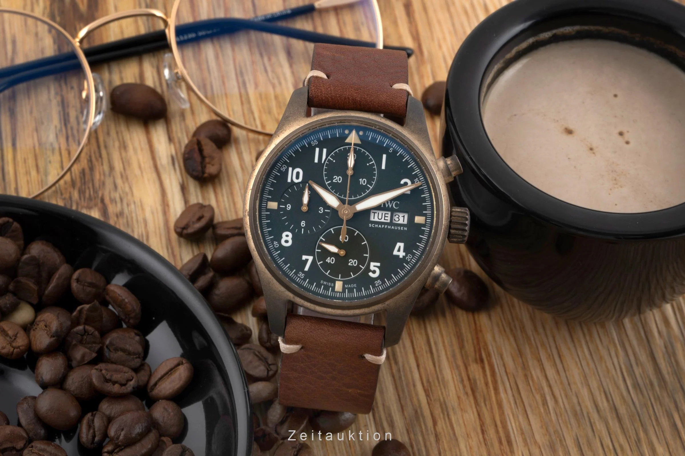 IWC Spitfire chronograph bronze automatic men's watch IW387902 LP: 7800EUR  [2507178] - Image 4