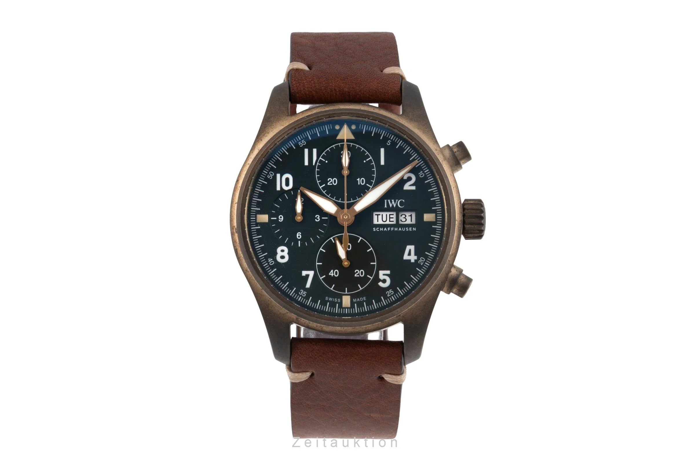 IWC Spitfire chronograph bronze automatic men's watch IW387902 LP: 7800EUR  [2507178] - Image 5