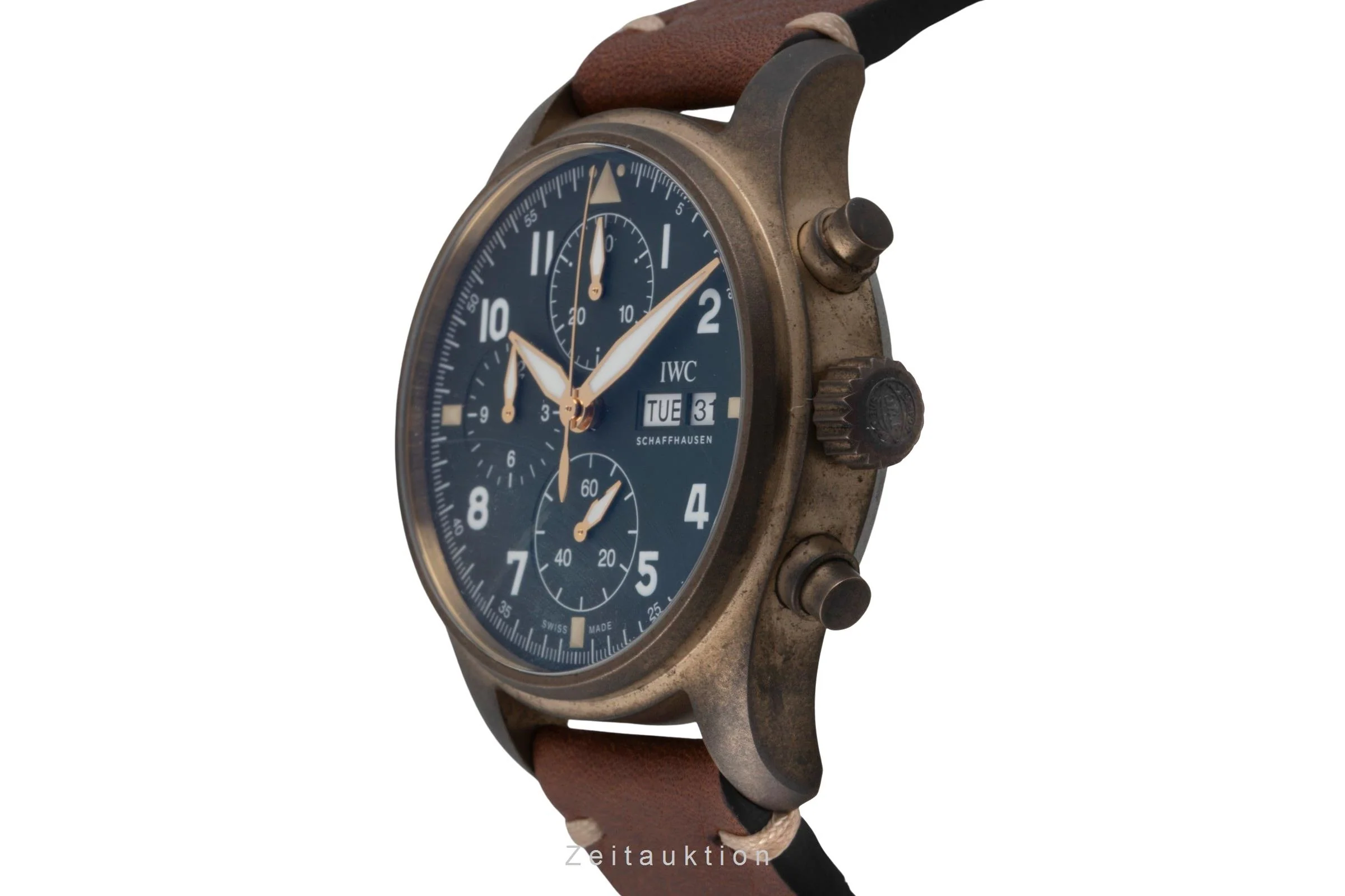 IWC Spitfire chronograph bronze automatic men's watch IW387902 LP: 7800EUR  [2507178] - Image 7