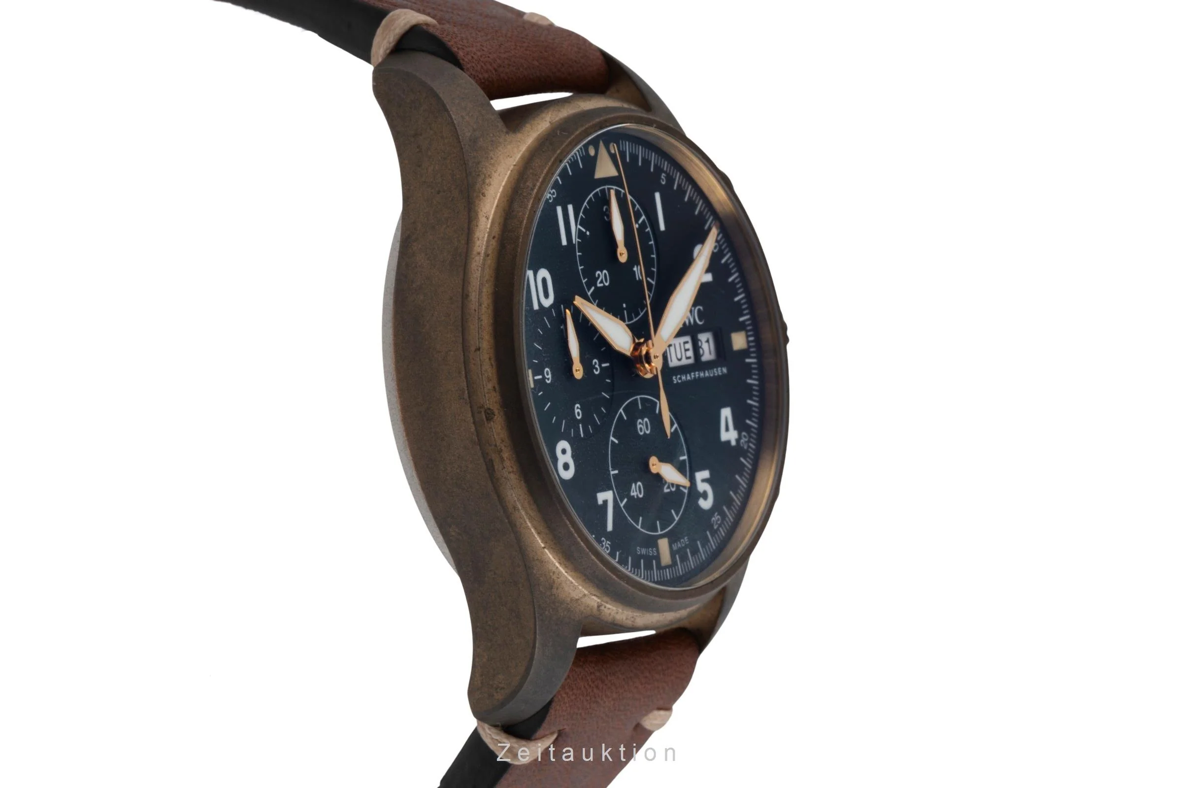 IWC Spitfire chronograph bronze automatic men's watch IW387902 LP: 7800EUR  [2507178] - Image 8