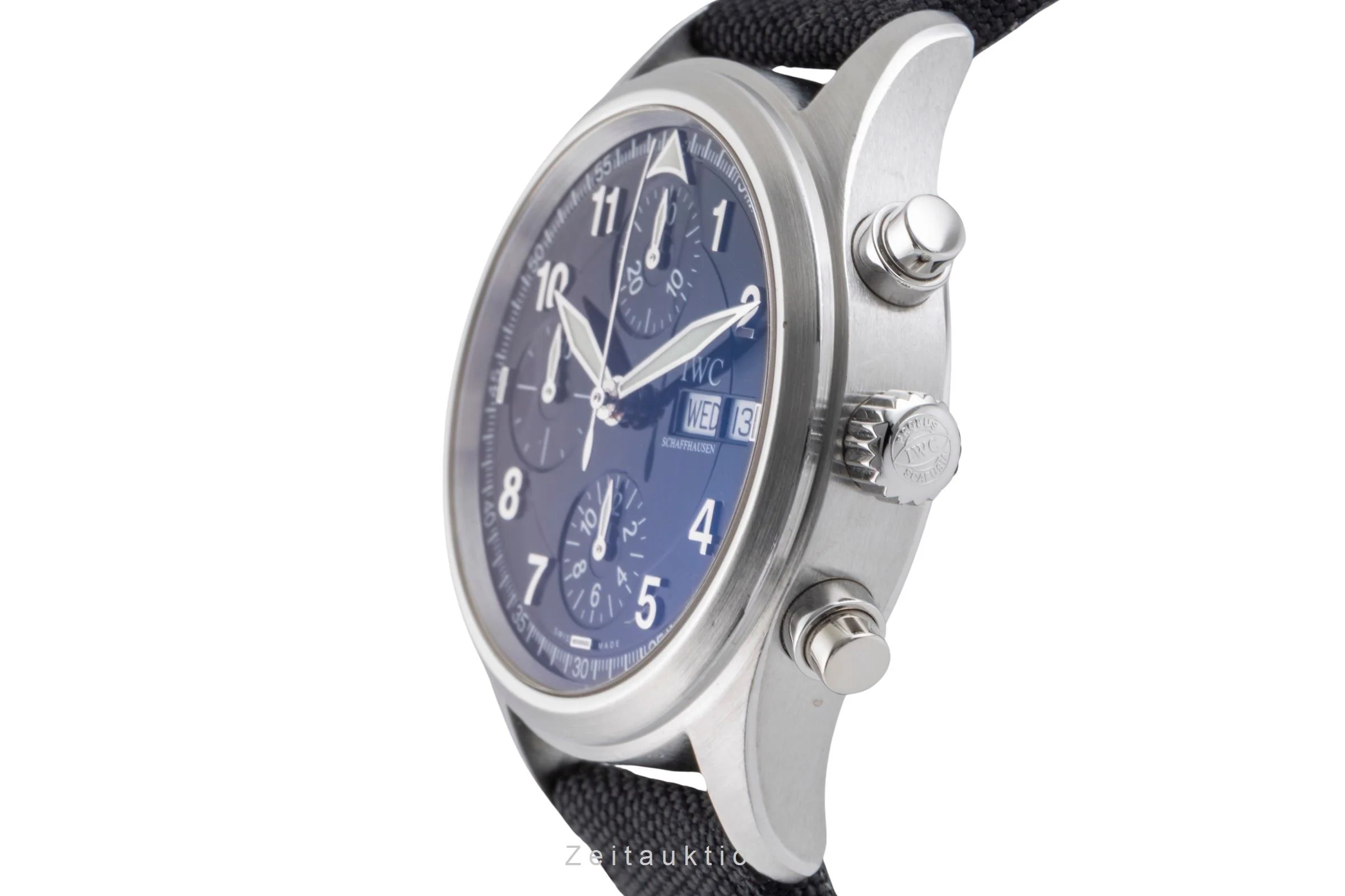 IWC Spitfire chronograph steel automatic men's watch IW370613  [2406185] - Image 7