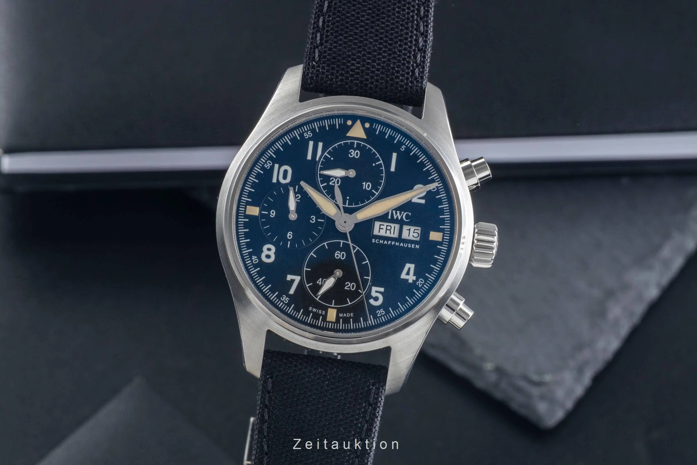 IWC Spitfire chronograph steel automatic men's watch IW387901 LP: 7900EUR  [2500659] - Image 2