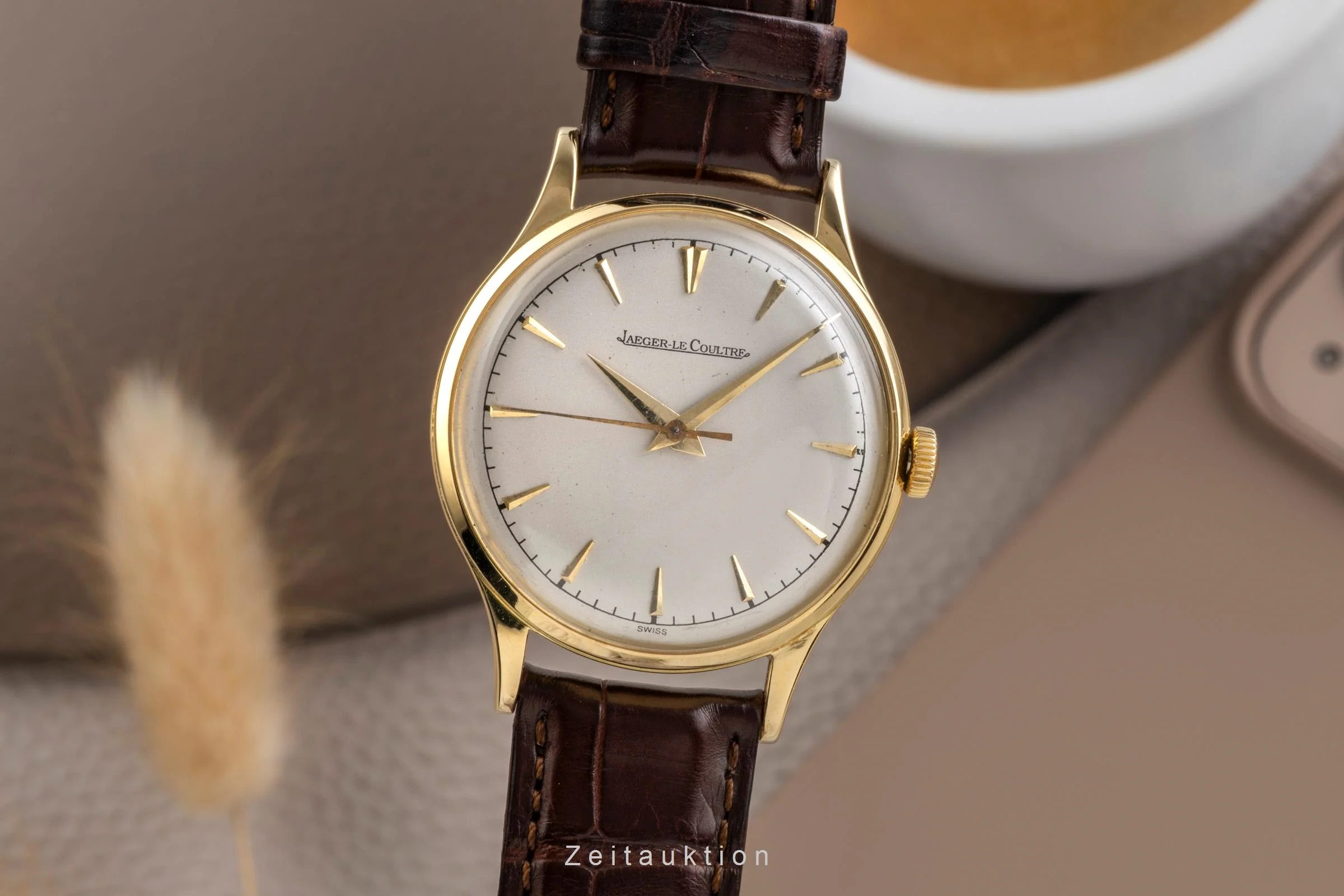 Jaeger LeCoultre 18 ct gold manual winding men's watch Vintage  [2502213] - Image 2