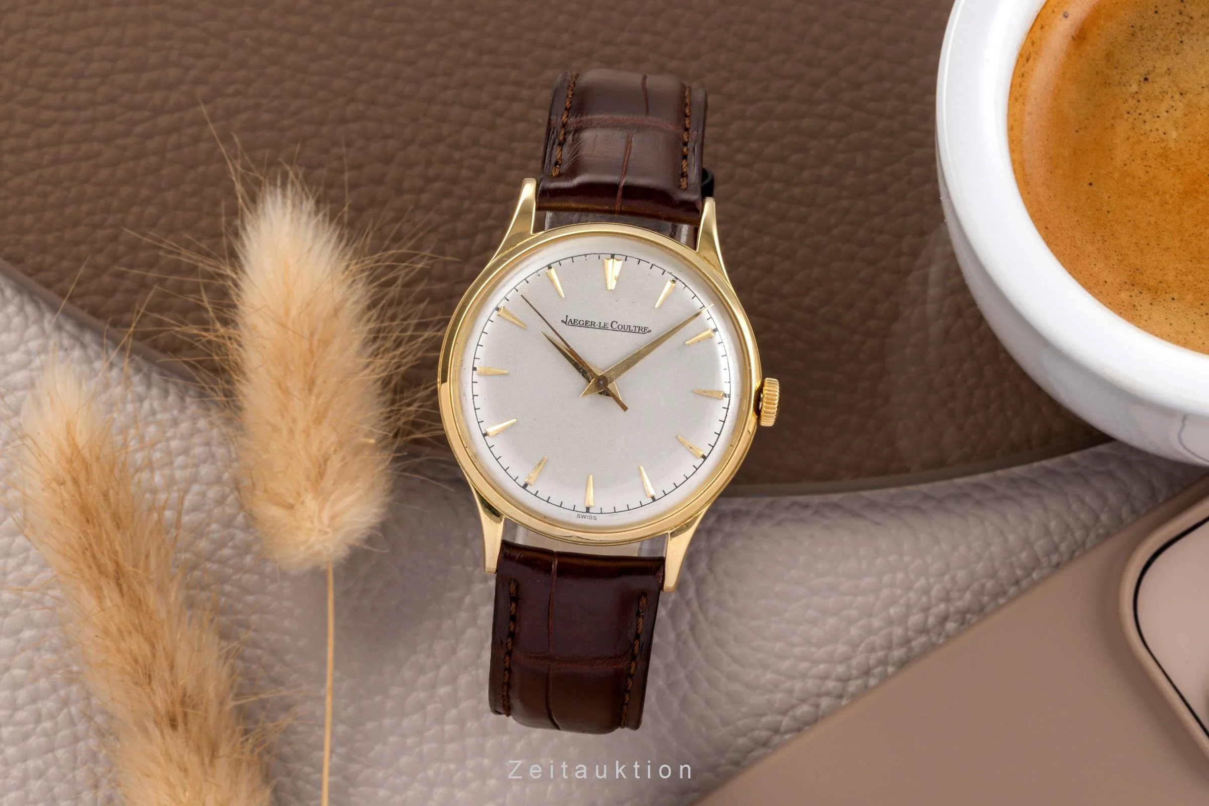 Jaeger LeCoultre 18 ct gold manual winding men's watch Vintage  [2502213] - Image 4