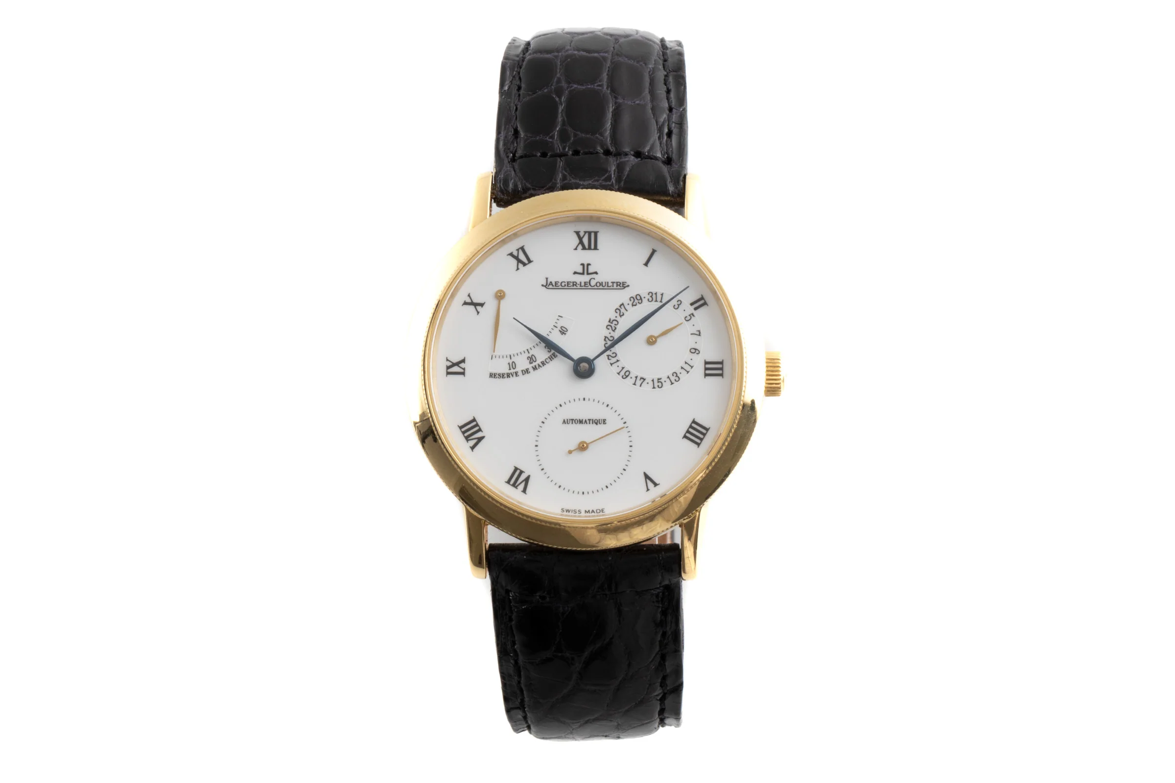 Jaeger LeCoultre Gentilhomme 18 ct gold automatic men's watch 155.1.93  [2104242] - Image 4