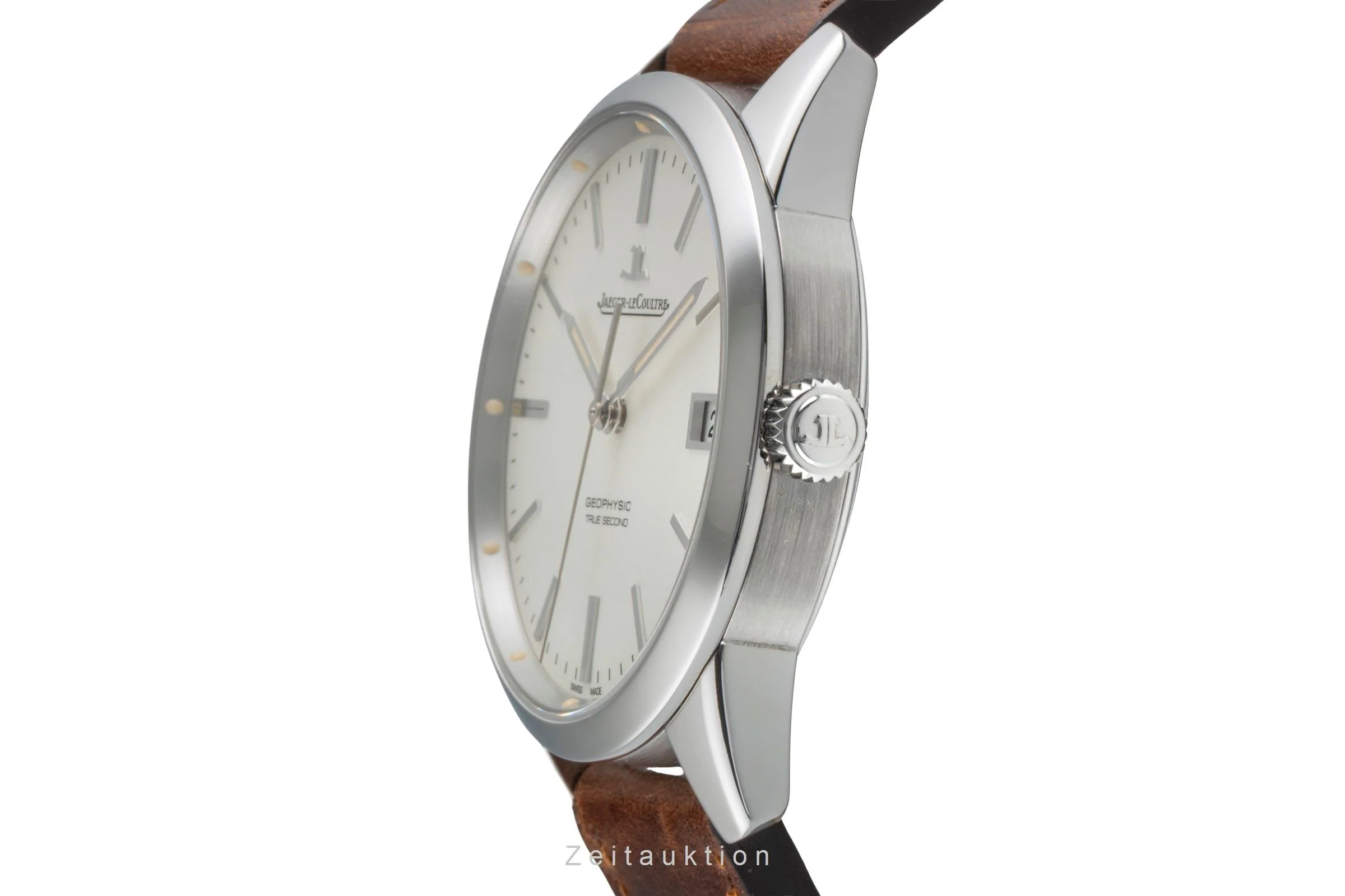 Jaeger LeCoultre Geophysic steel automatic men's watch Q8018420 501.8.T0.S  [2507390] - Image 7