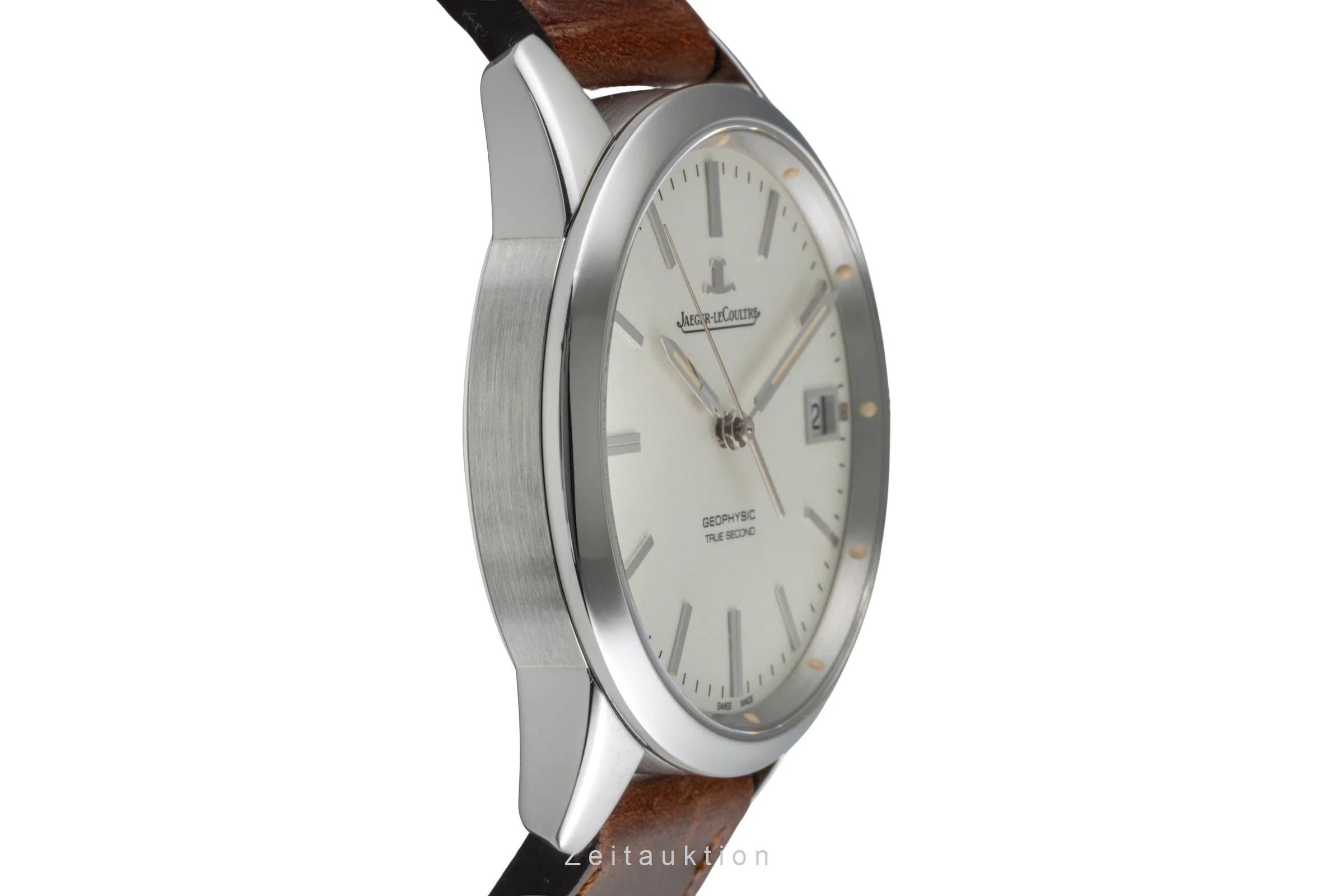 Jaeger LeCoultre Geophysic steel automatic men's watch Q8018420 501.8.T0.S  [2507390] - Image 8