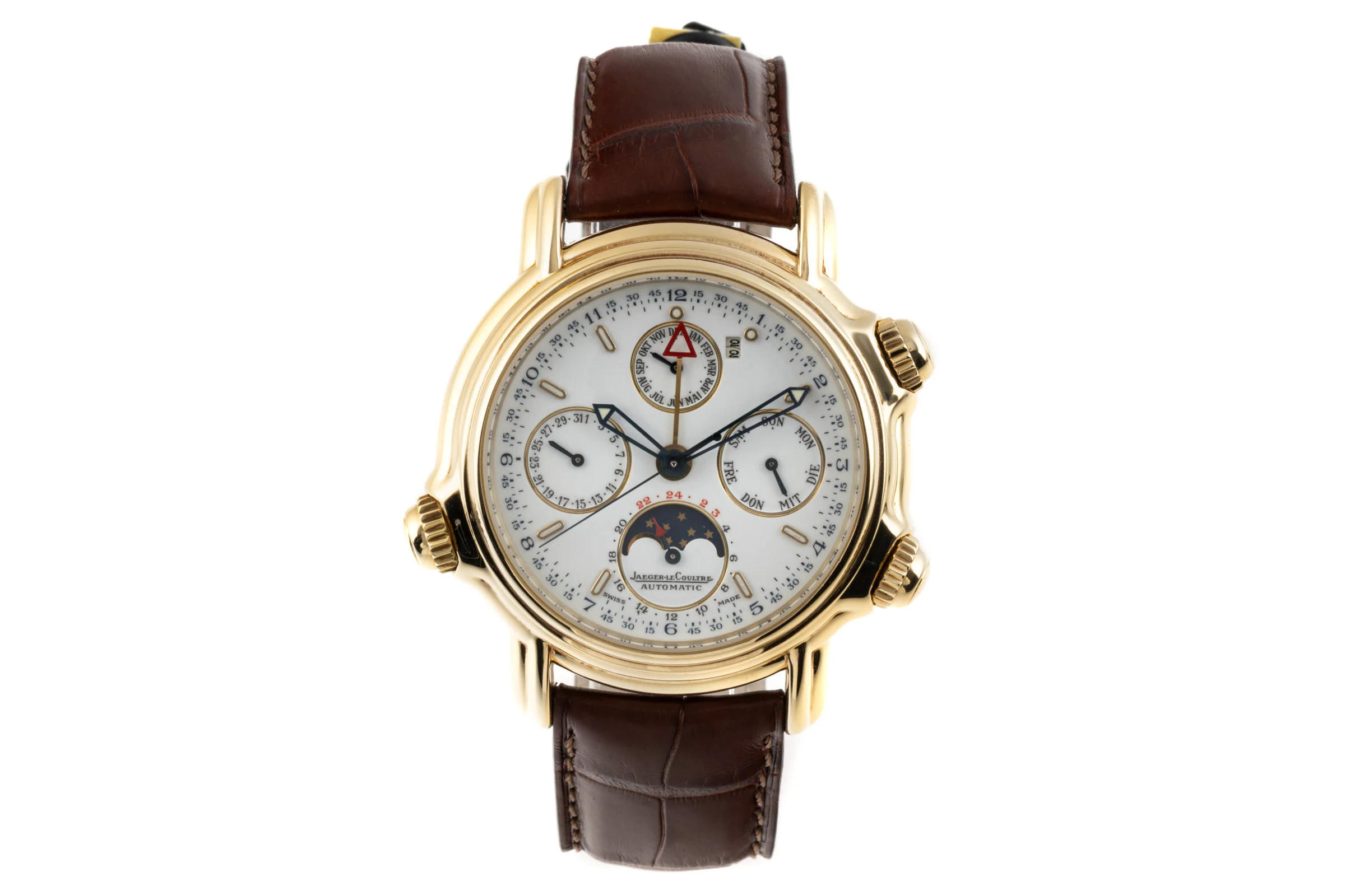 Jaeger LeCoultre Grand Réveil  18 ct gold automatic men's watch 180.1.99 LP: 42300EUR  [2206557] - Image 4