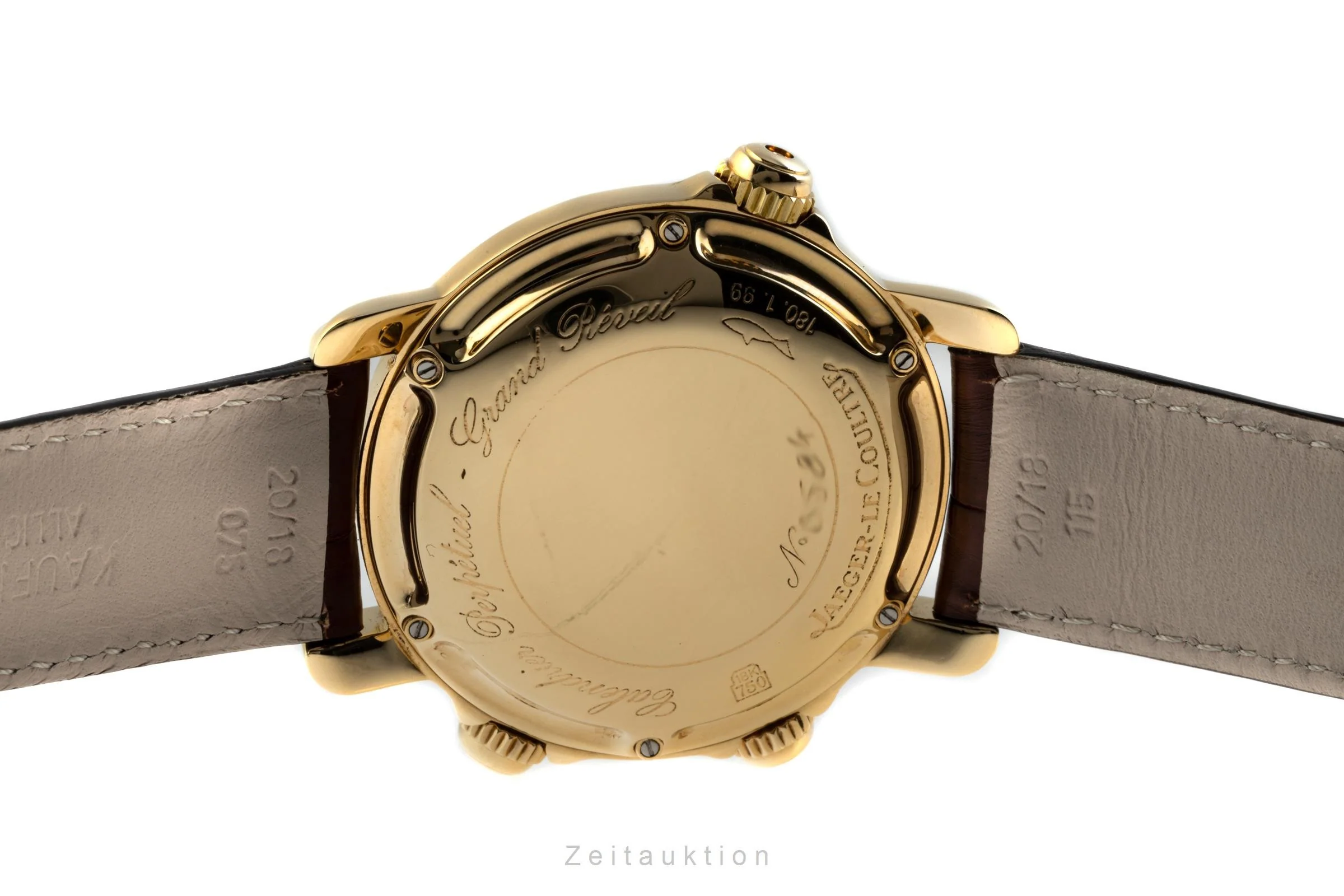Jaeger LeCoultre Grand Réveil  18 ct gold automatic men's watch 180.1.99 LP: 42300EUR  [2206557] - Image 9