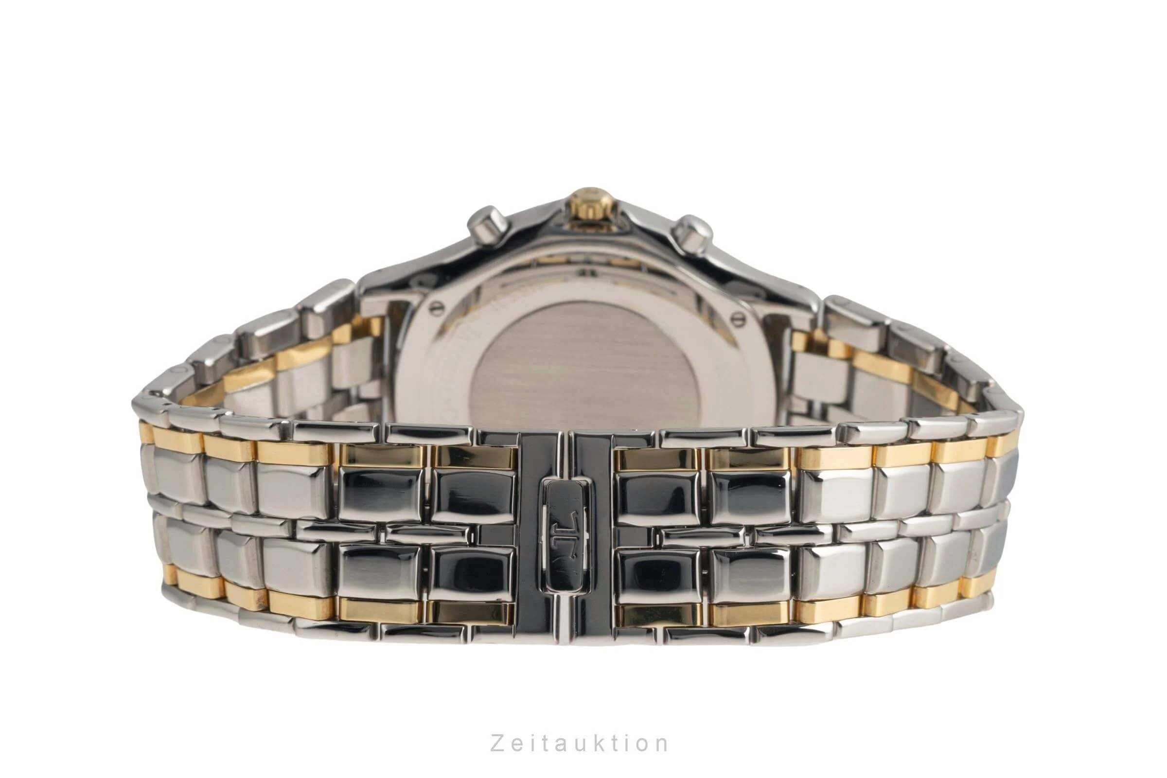 Jaeger LeCoultre Heraion chronograph steel / gold quartz men's watch 115.5.31  [2501290] - Image 12