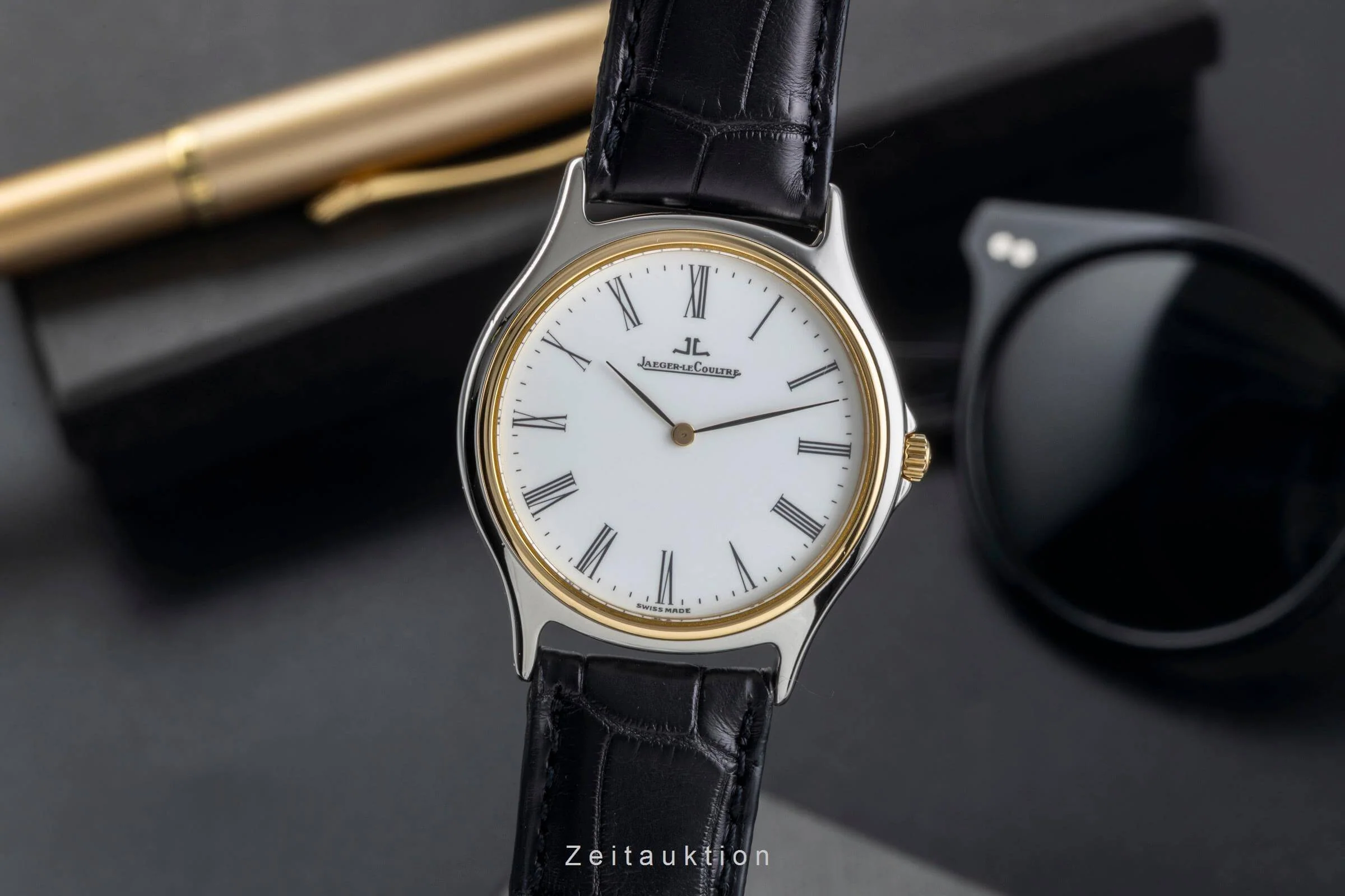 Jaeger LeCoultre Heraion steel / gold quartz men's watch 112.5.08  [2501865] - Image 2