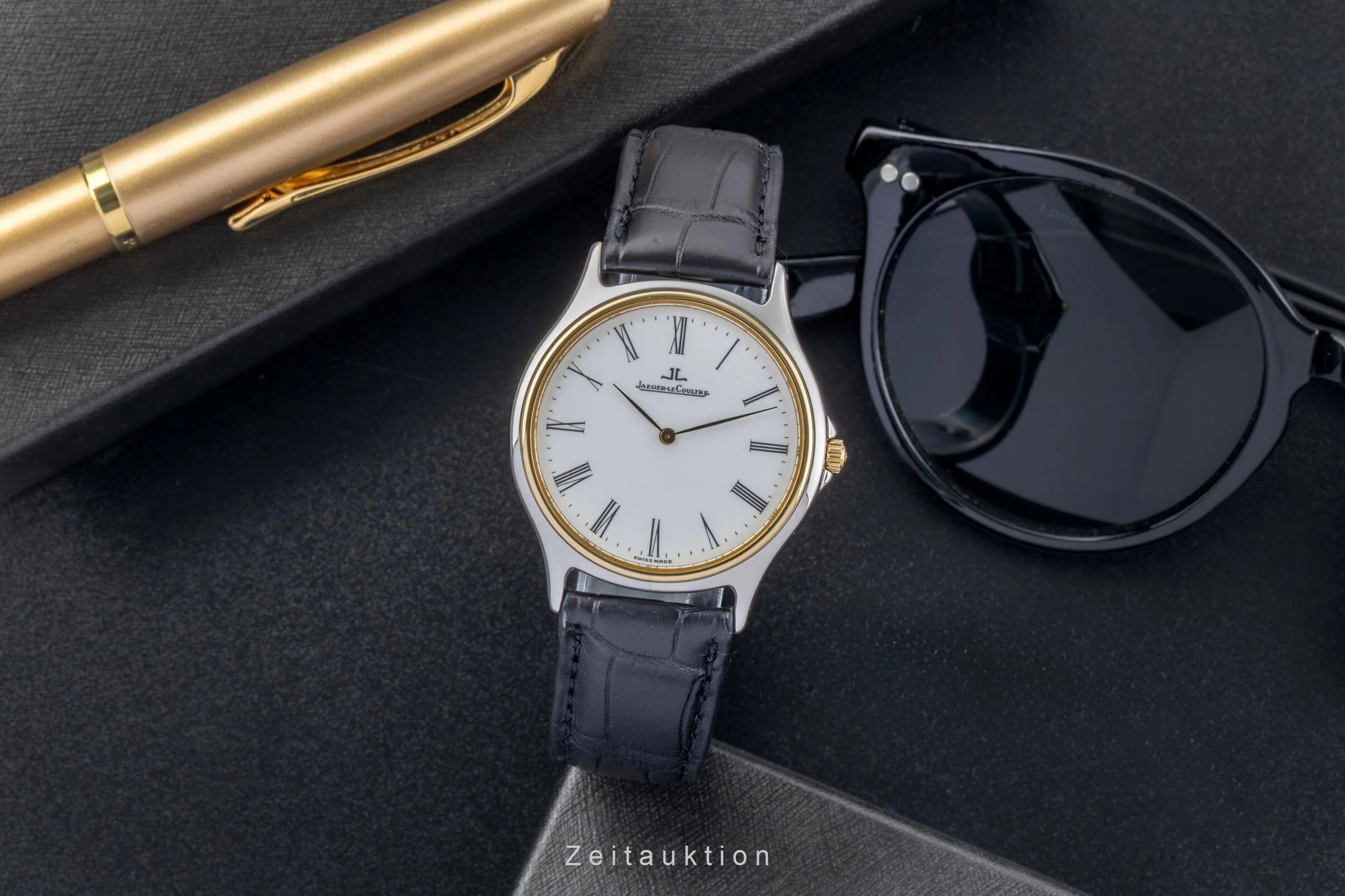 Jaeger LeCoultre Heraion steel / gold quartz men's watch 112.5.08  [2501865] - Image 4