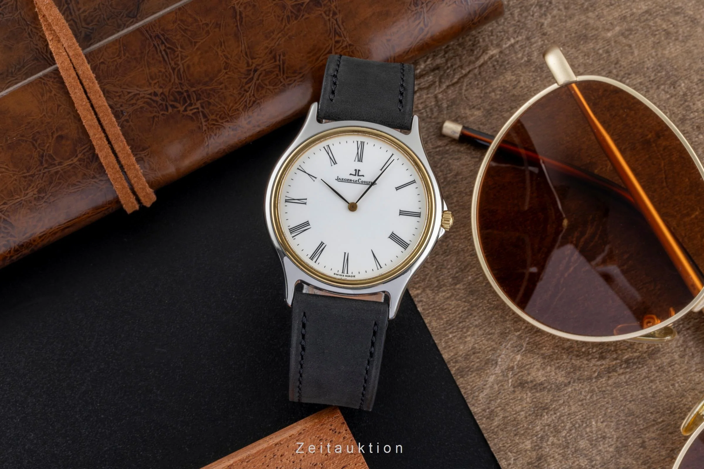 Jaeger LeCoultre Heraion steel / gold quartz men's watch 112.5.08  [2506749] - Image 4