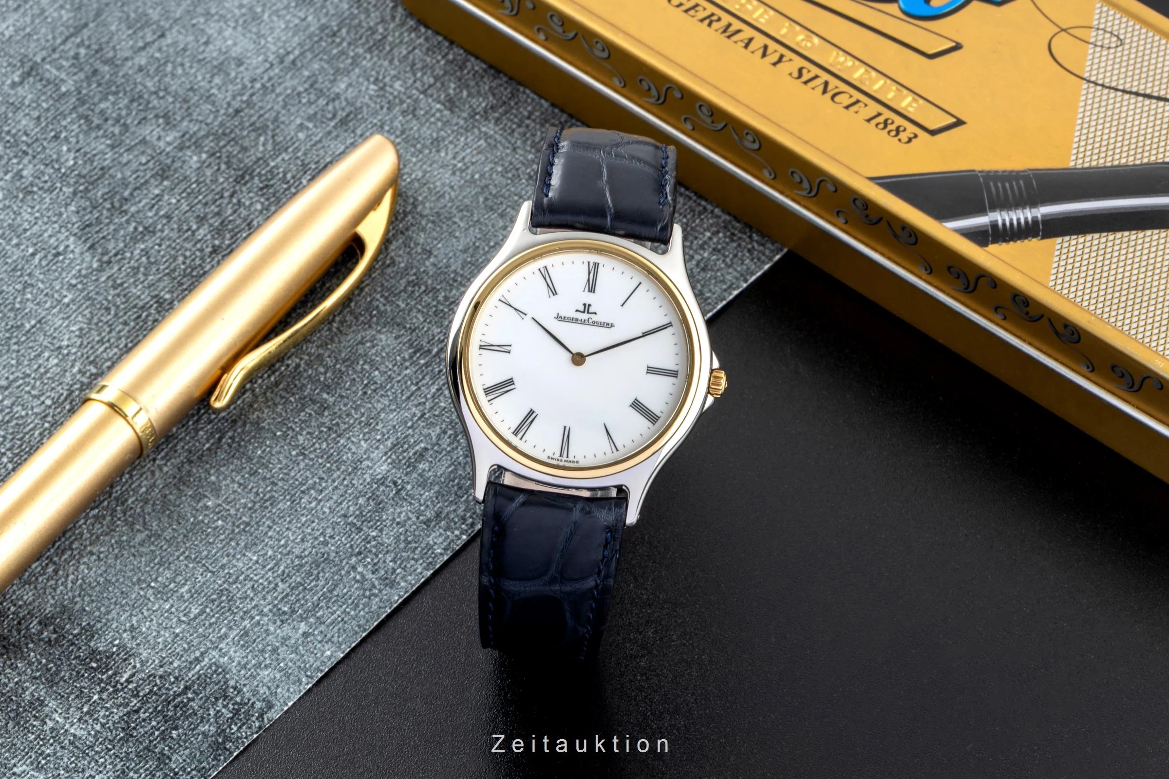 Jaeger LeCoultre Heraion steel / gold quartz men's watch 112.5.08  [2600407] - Image 4