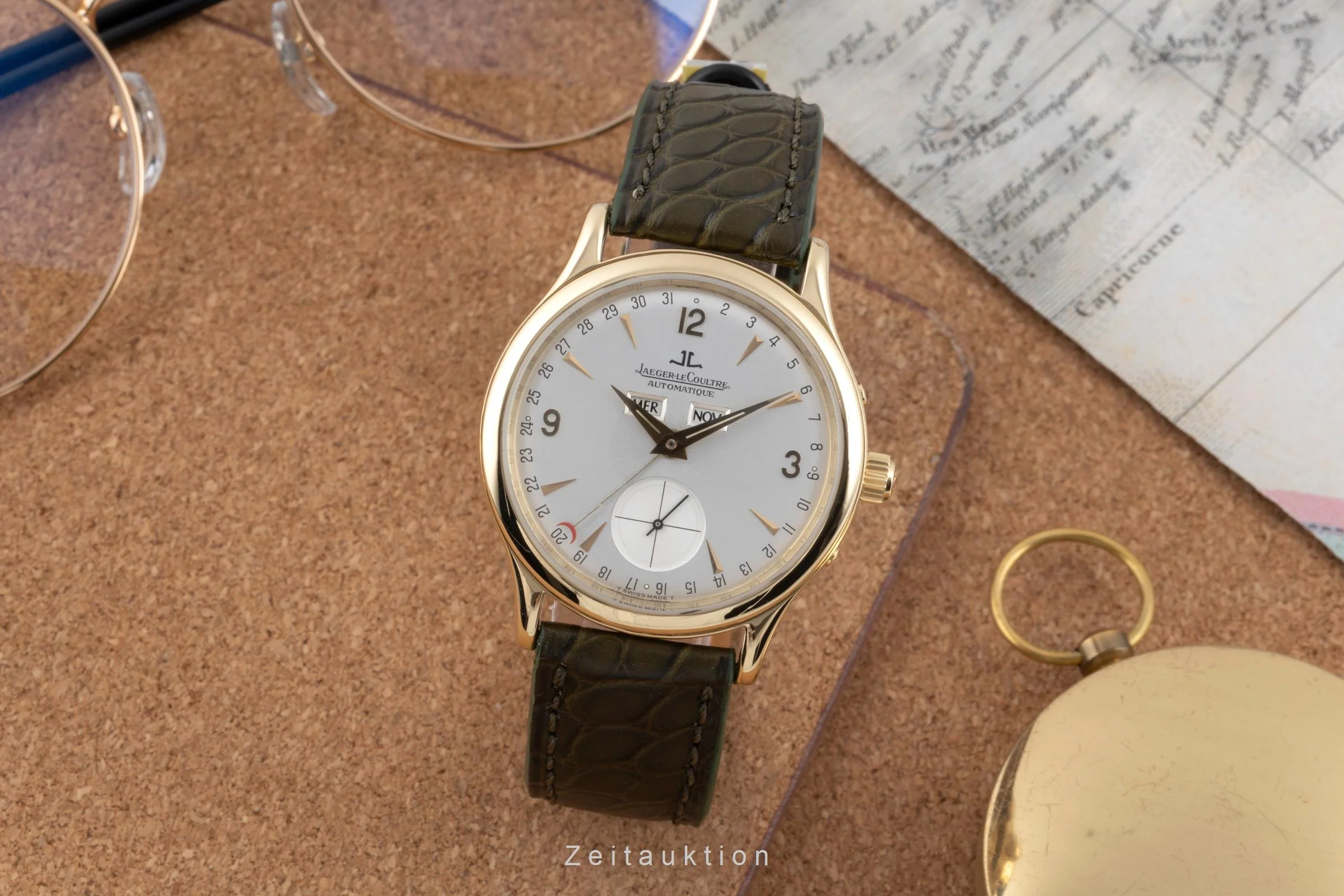 Jaeger LeCoultre Master Calendar 18 ct gold automatic men's watch 140.1.87  [2506783] - Image 4