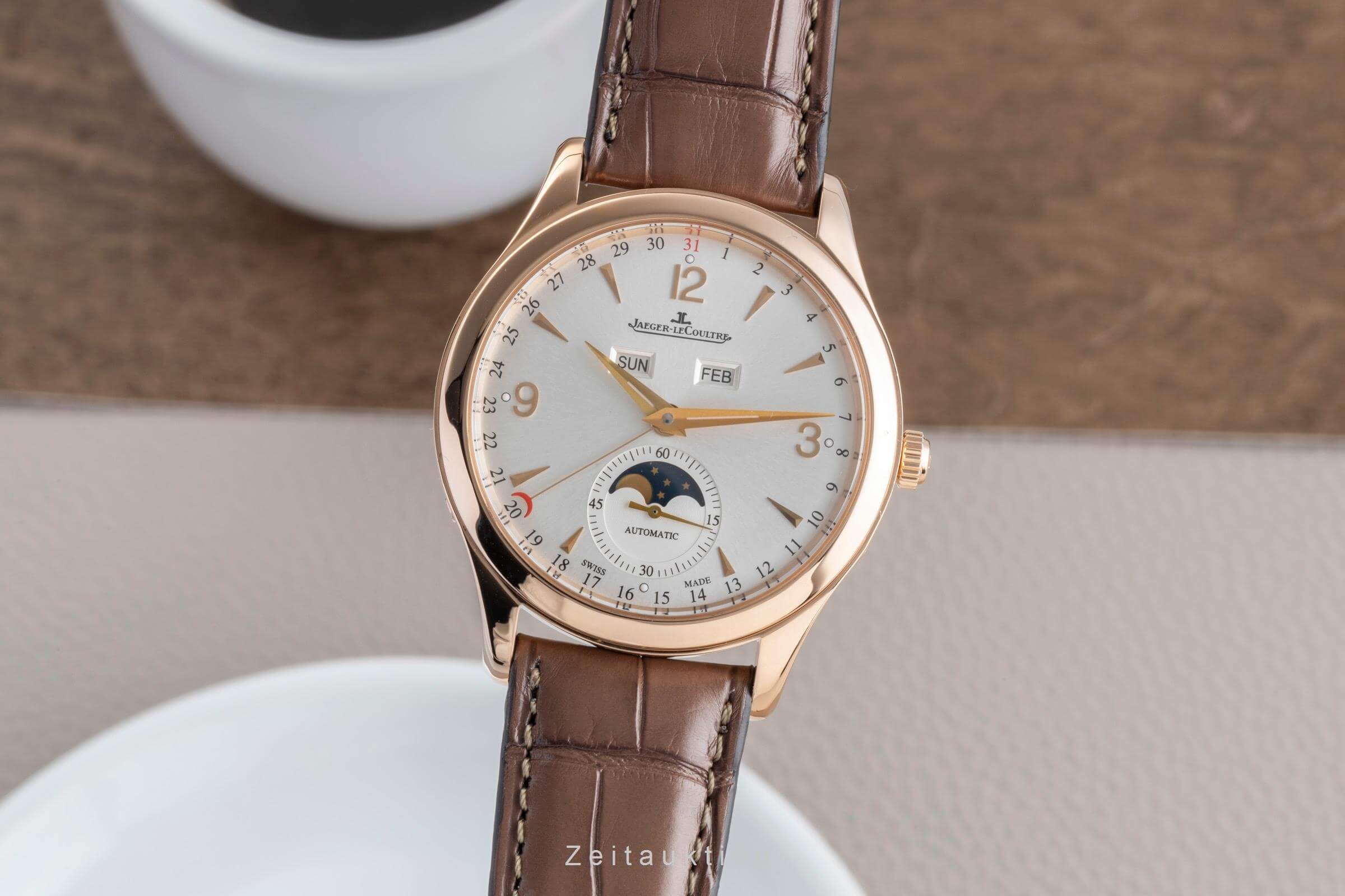Jaeger LeCoultre Master Calendar 18 ct gold automatic men's watch Q1552520  ,176.2.12.S LP: 32300EUR  [2501583] - Image 2