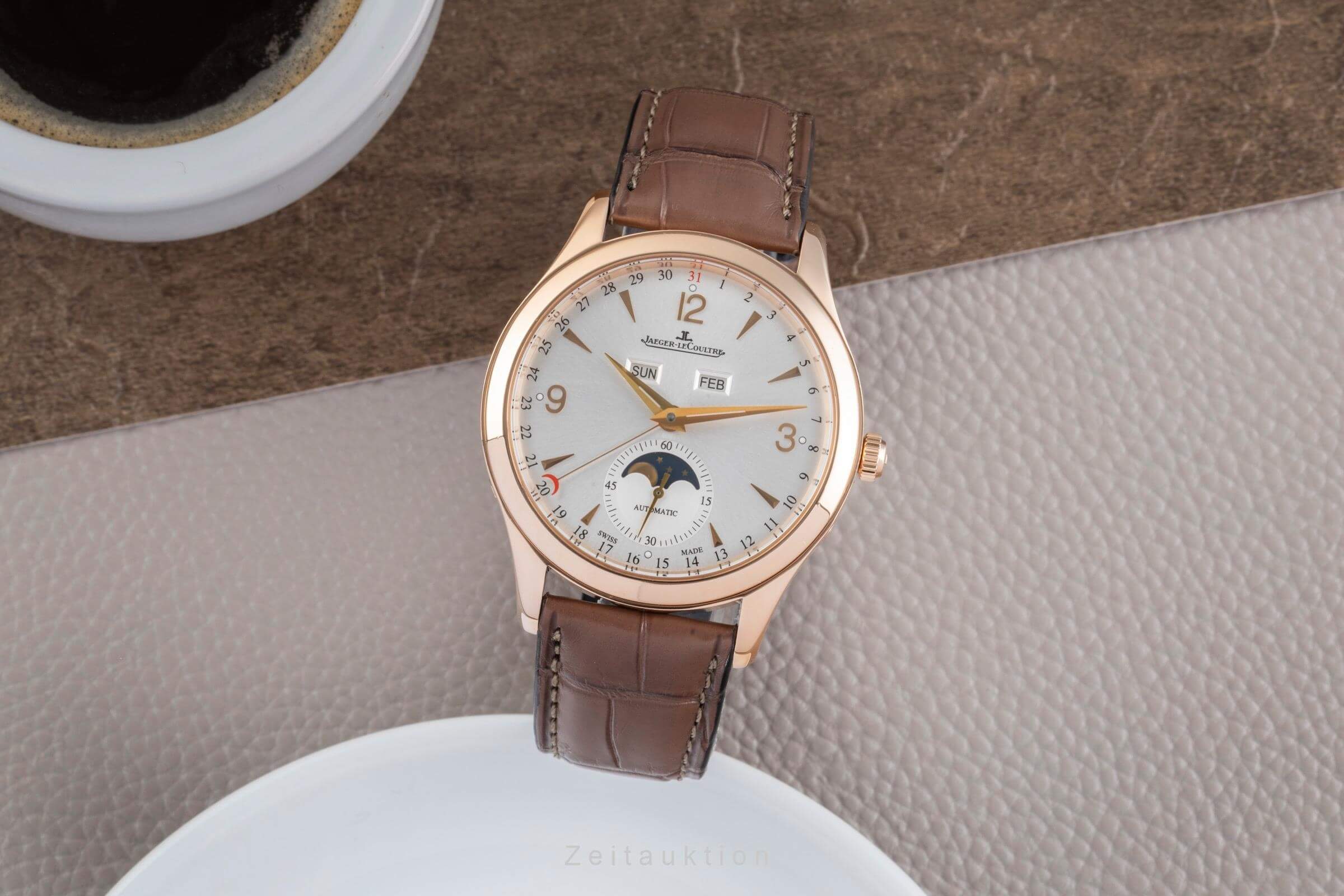 Jaeger LeCoultre Master Calendar 18 ct gold automatic men's watch Q1552520  ,176.2.12.S LP: 32300EUR  [2501583] - Image 4