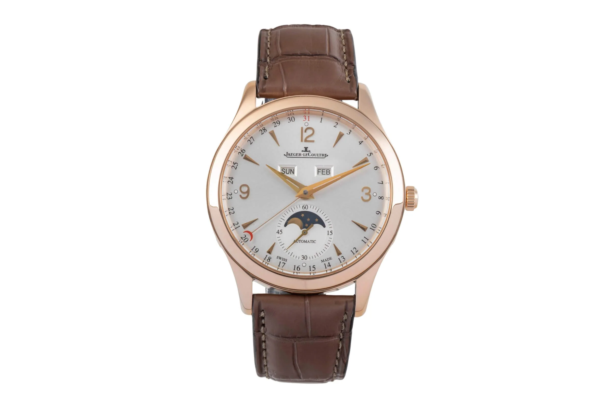 Jaeger LeCoultre Master Calendar 18 ct gold automatic men's watch Q1552520  ,176.2.12.S LP: 32300EUR  [2501583] - Image 5