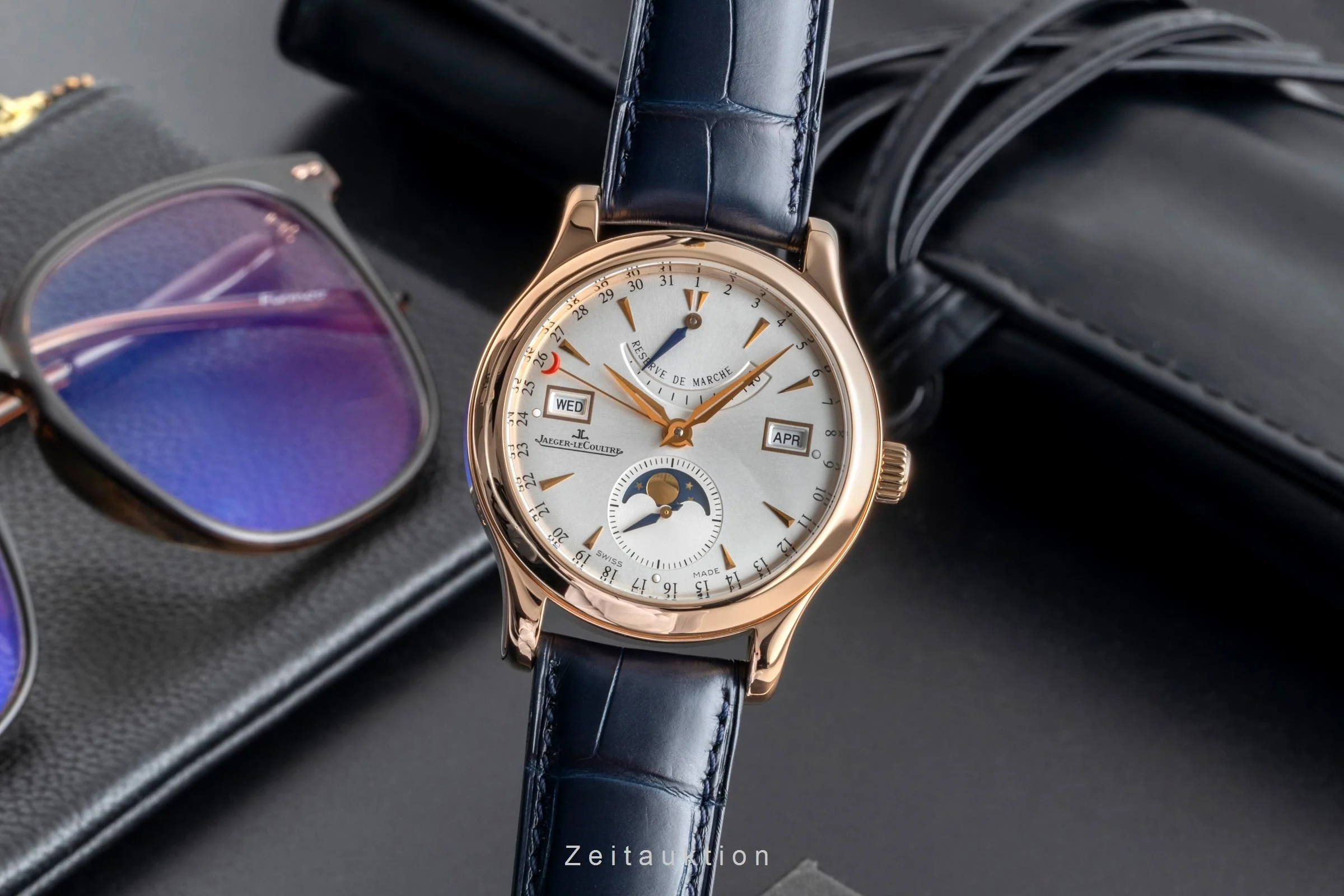 Jaeger LeCoultre Master Calendar 18 ct red gold automatic men's watch Q151242A,  147.2.41.S LP: 33500EUR  [2507212] - Image 2