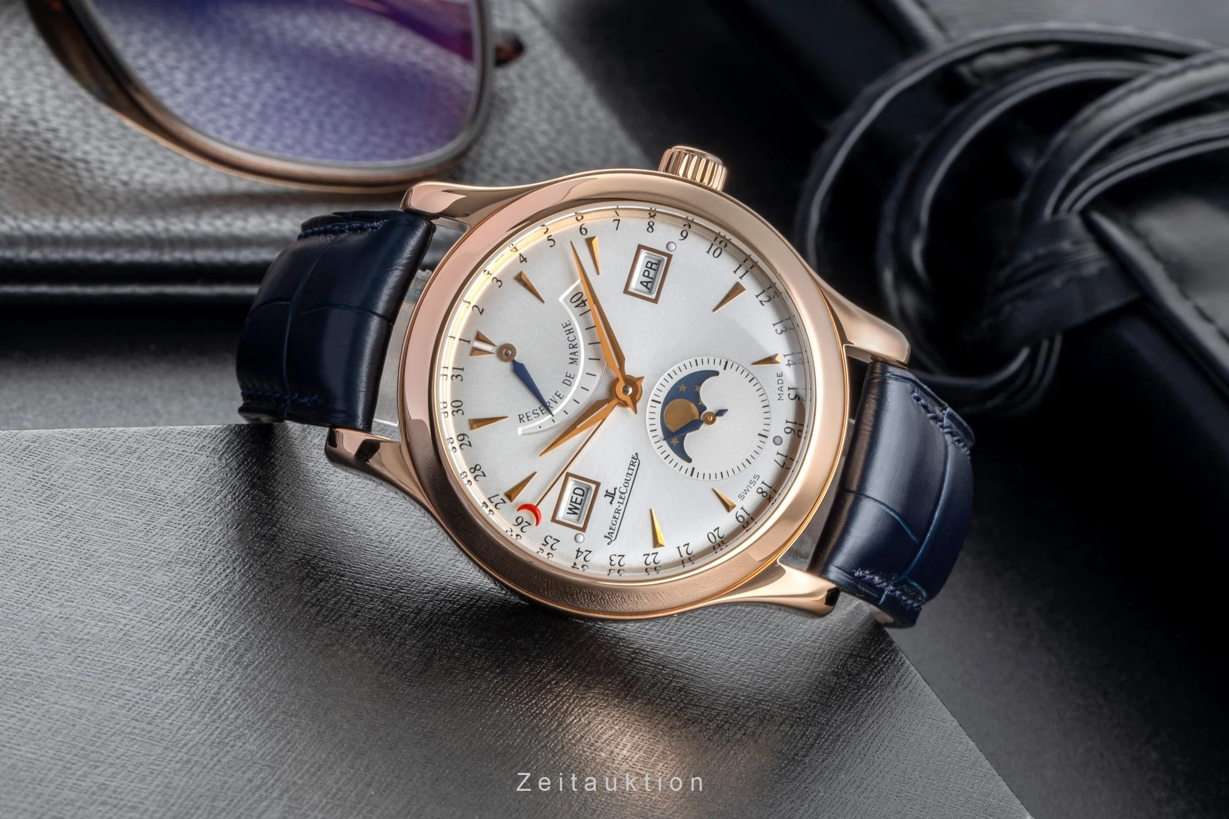 Jaeger LeCoultre Master Calendar 18 ct red gold automatic men's watch Q151242A,  147.2.41.S LP: 33500EUR  [2507212] - Image 3