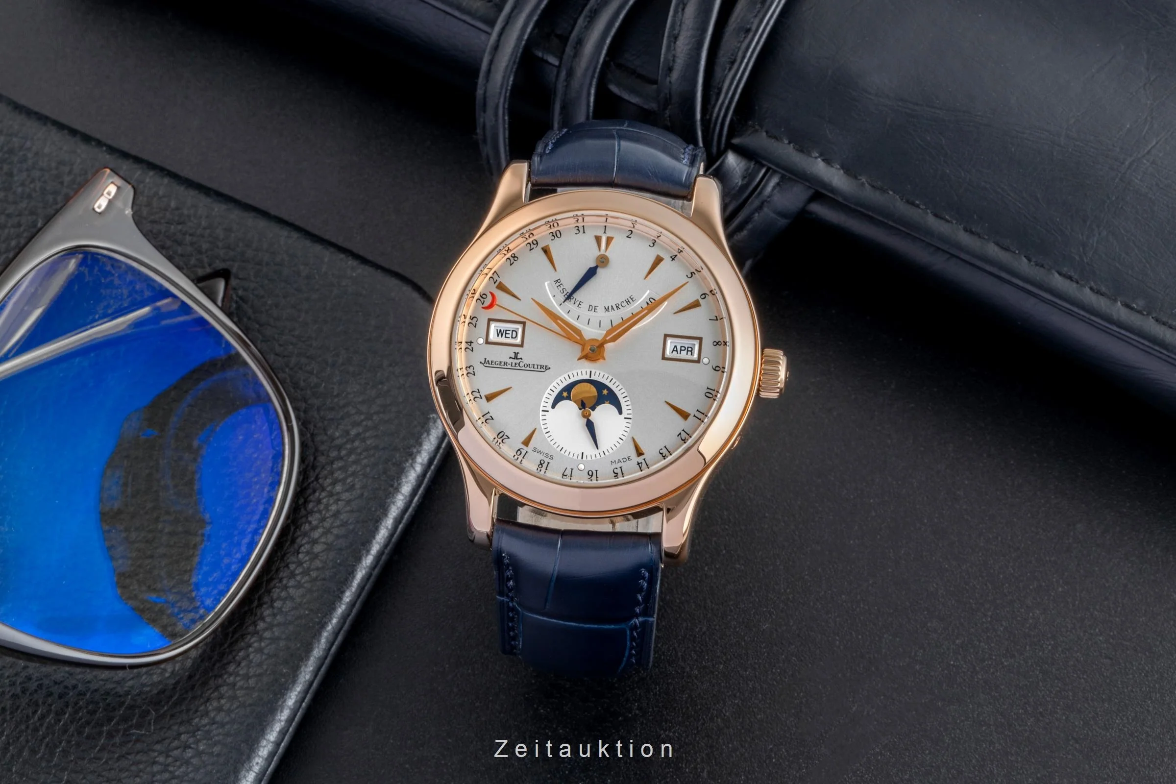 Jaeger LeCoultre Master Calendar 18 ct red gold automatic men's watch Q151242A,  147.2.41.S LP: 33500EUR  [2507212] - Image 4