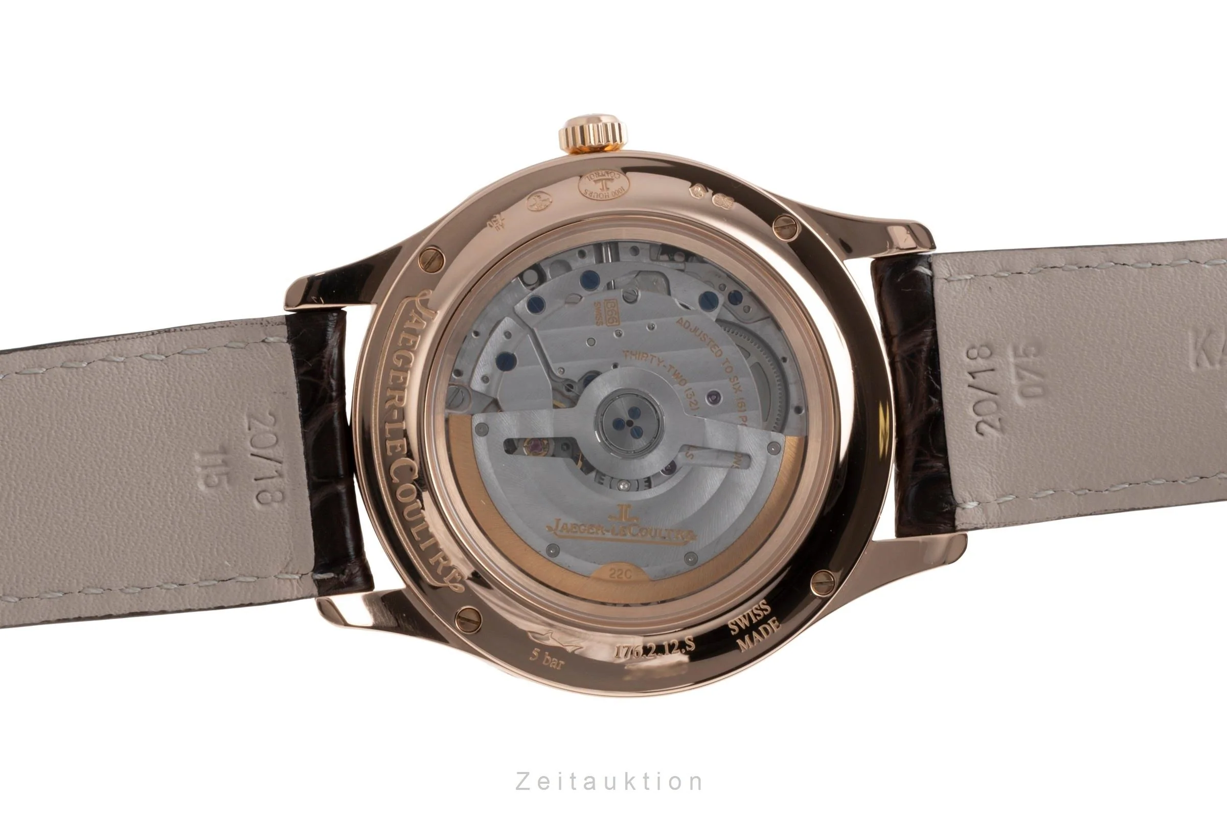 Jaeger LeCoultre Master Calendar 18 ct red gold automatic men's watch Q1552520  176.2.12.S LP: 33500EUR  [2502629] - Image 12