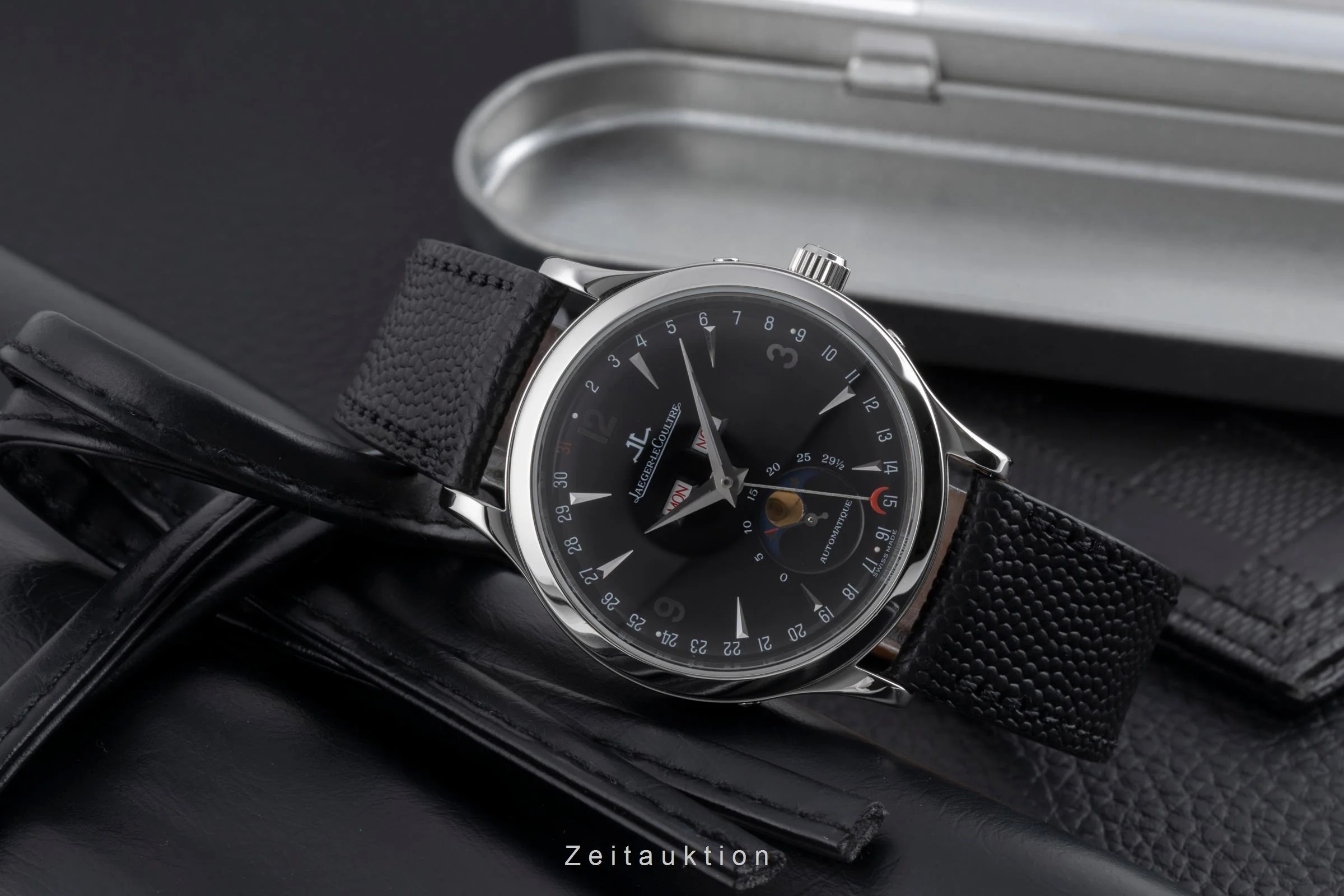 Jaeger LeCoultre Master Calendar steel automatic men's watch 140.8.98.S	  [2503222] - Image 3