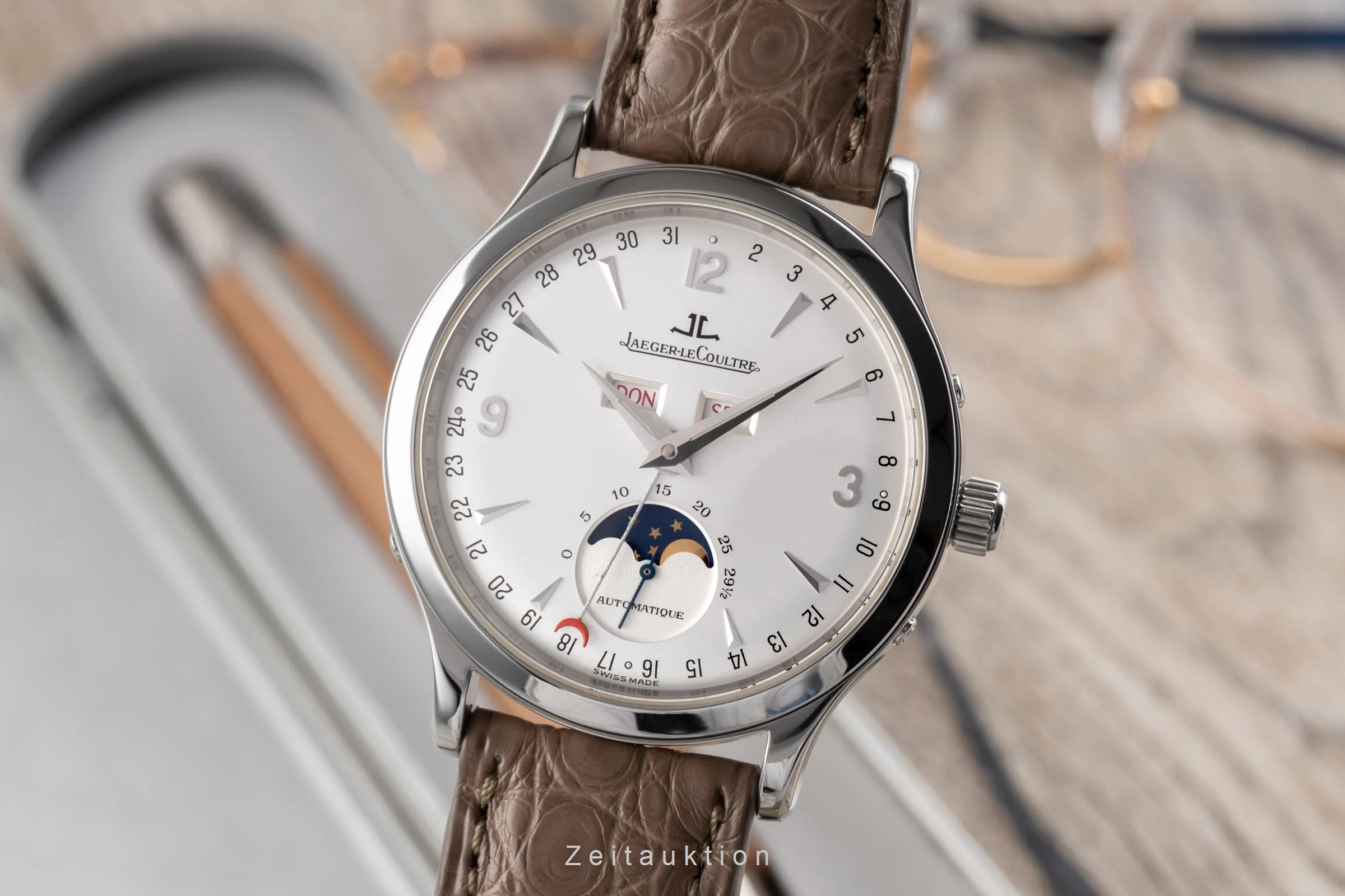 Jaeger LeCoultre Master Calendar steel automatic men's watch Q143842D ,140.8.98.S  [2504747] - Image 2
