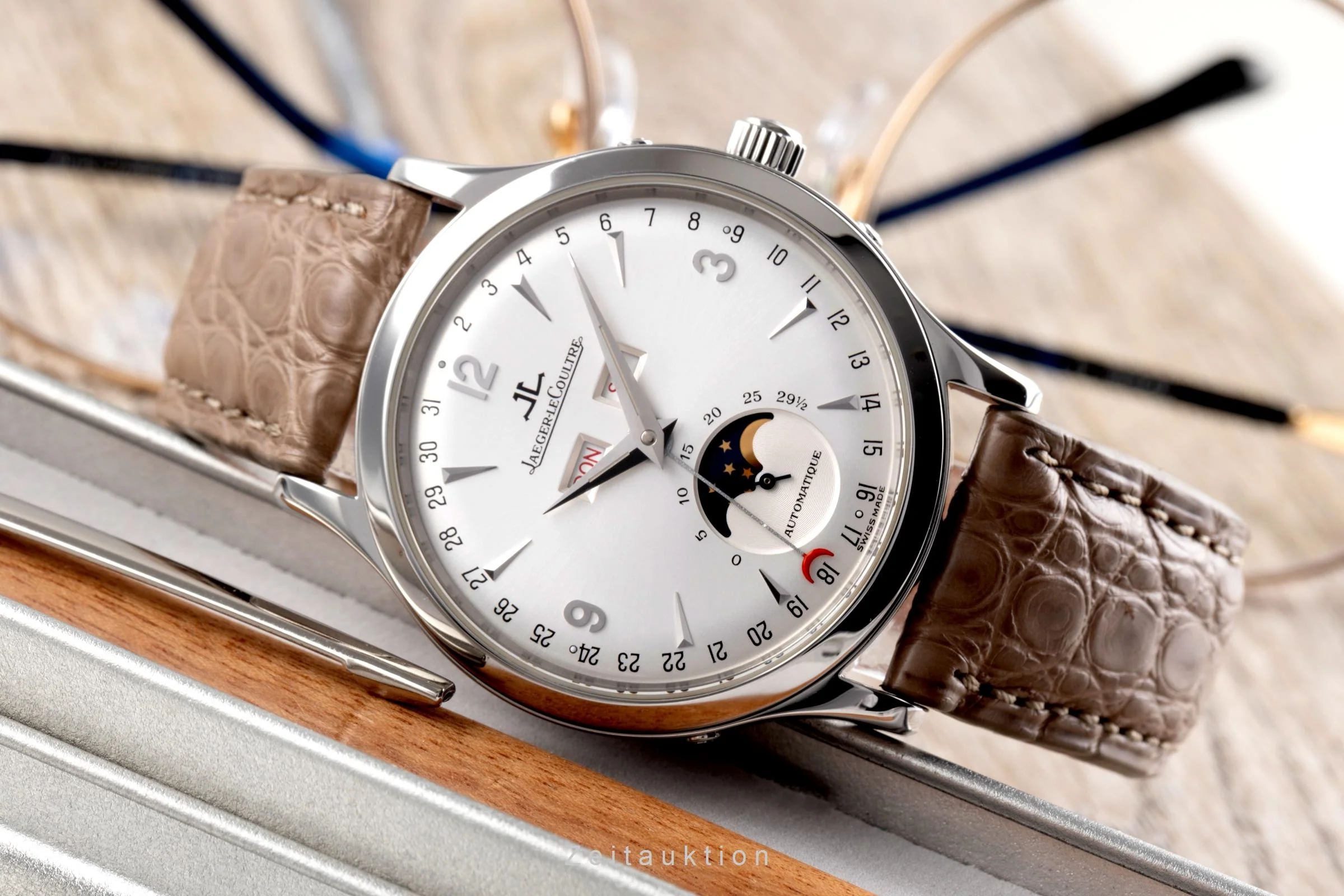 Jaeger LeCoultre Master Calendar steel automatic men's watch Q143842D ,140.8.98.S  [2504747] - Image 3