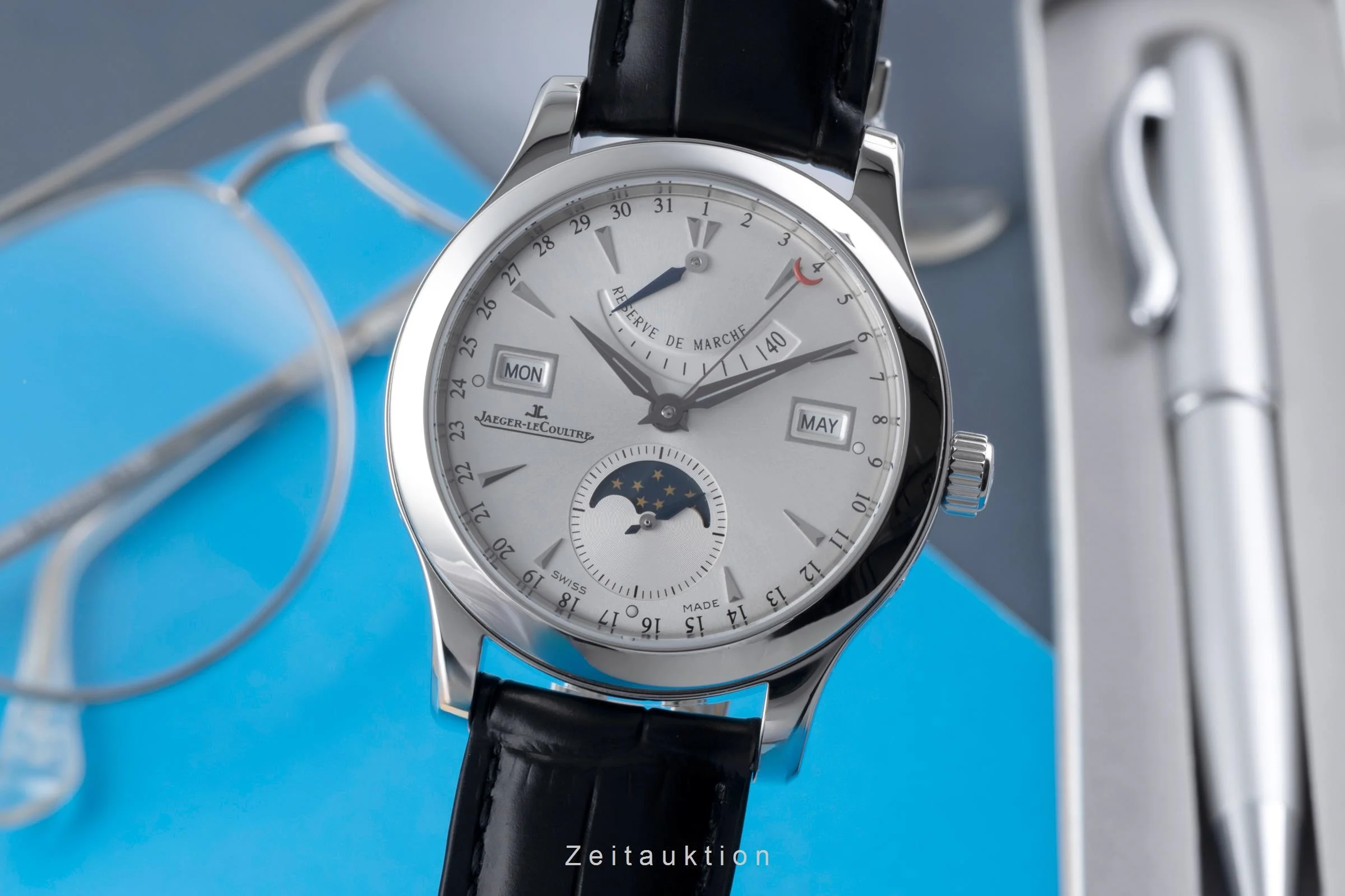 Jaeger LeCoultre Master Calendar steel automatic men's watch Q151842A  ,147.8.41.S   [2506384] - Image 2