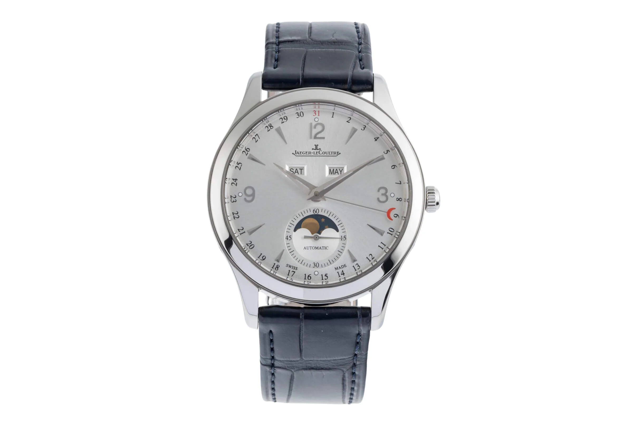 Jaeger LeCoultre Master Calendar steel automatic men's watch Q1558420  176.8.12.S  [2502478] - Image 5