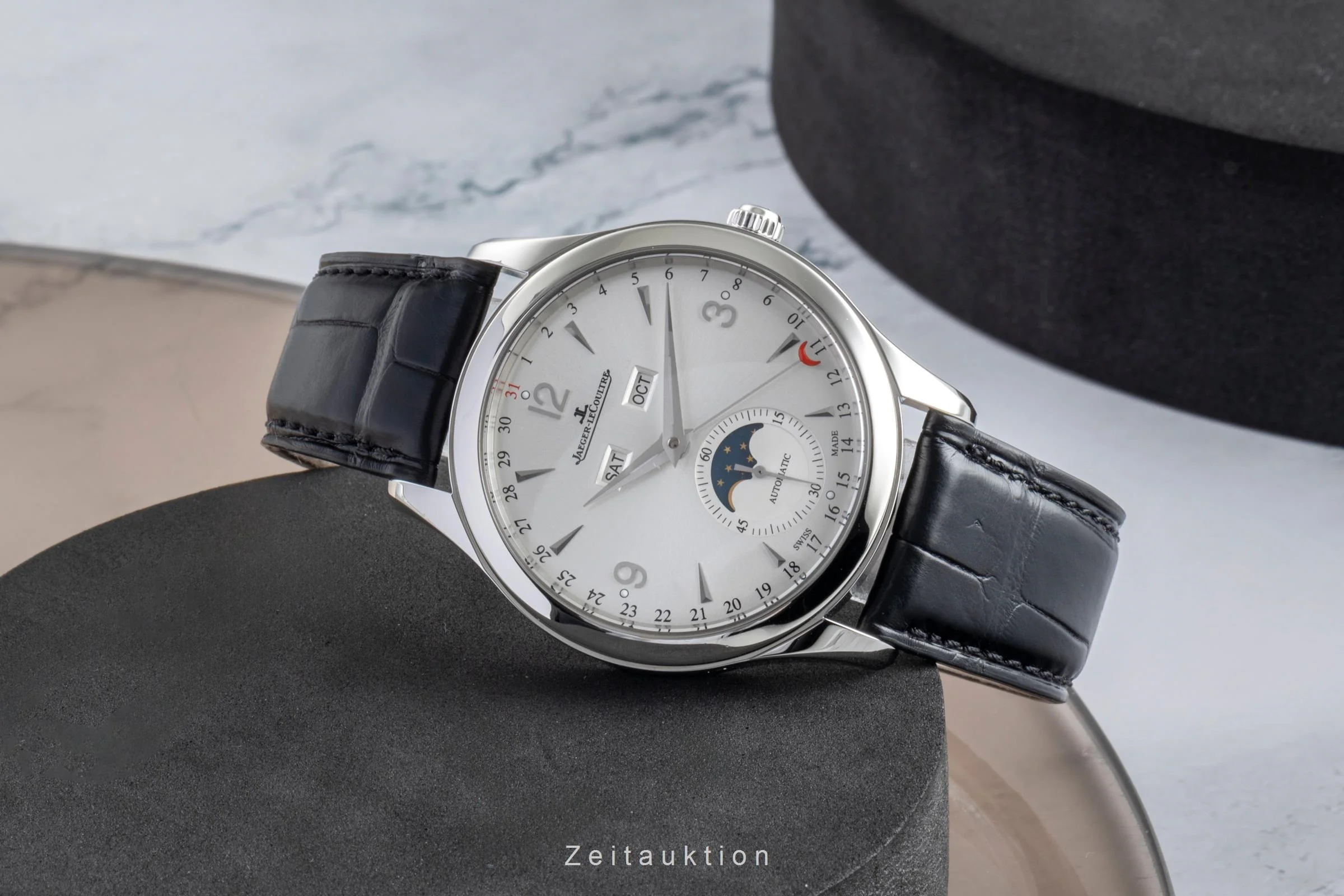 Jaeger LeCoultre Master Calendar steel automatic men's watch Q1558420  176.8.12.S  [2505578] - Image 3