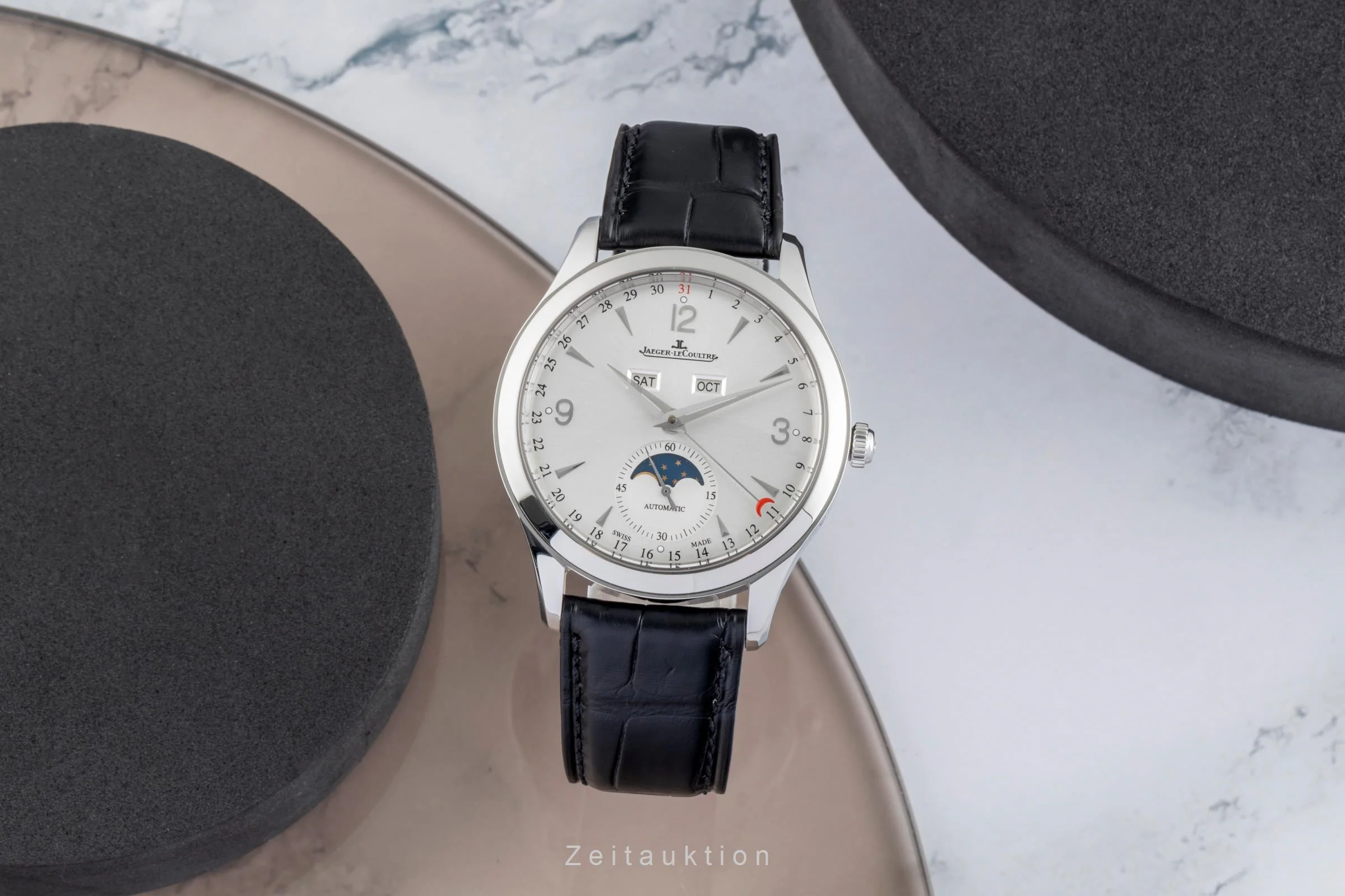 Jaeger LeCoultre Master Calendar steel automatic men's watch Q1558420  176.8.12.S  [2505578] - Image 4