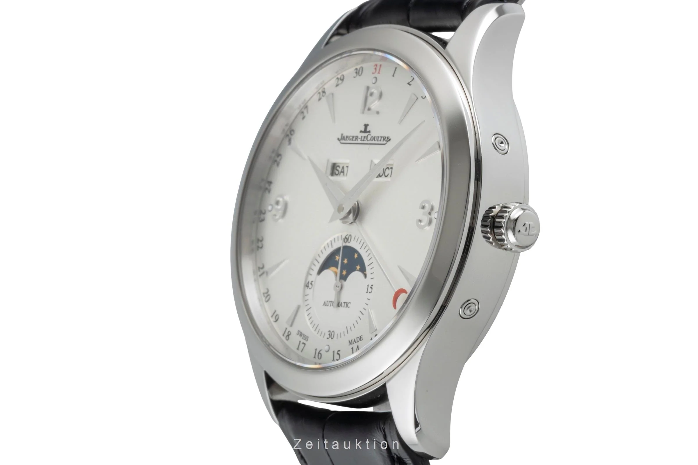 Jaeger LeCoultre Master Calendar steel automatic men's watch Q1558420  176.8.12.S  [2505578] - Image 7