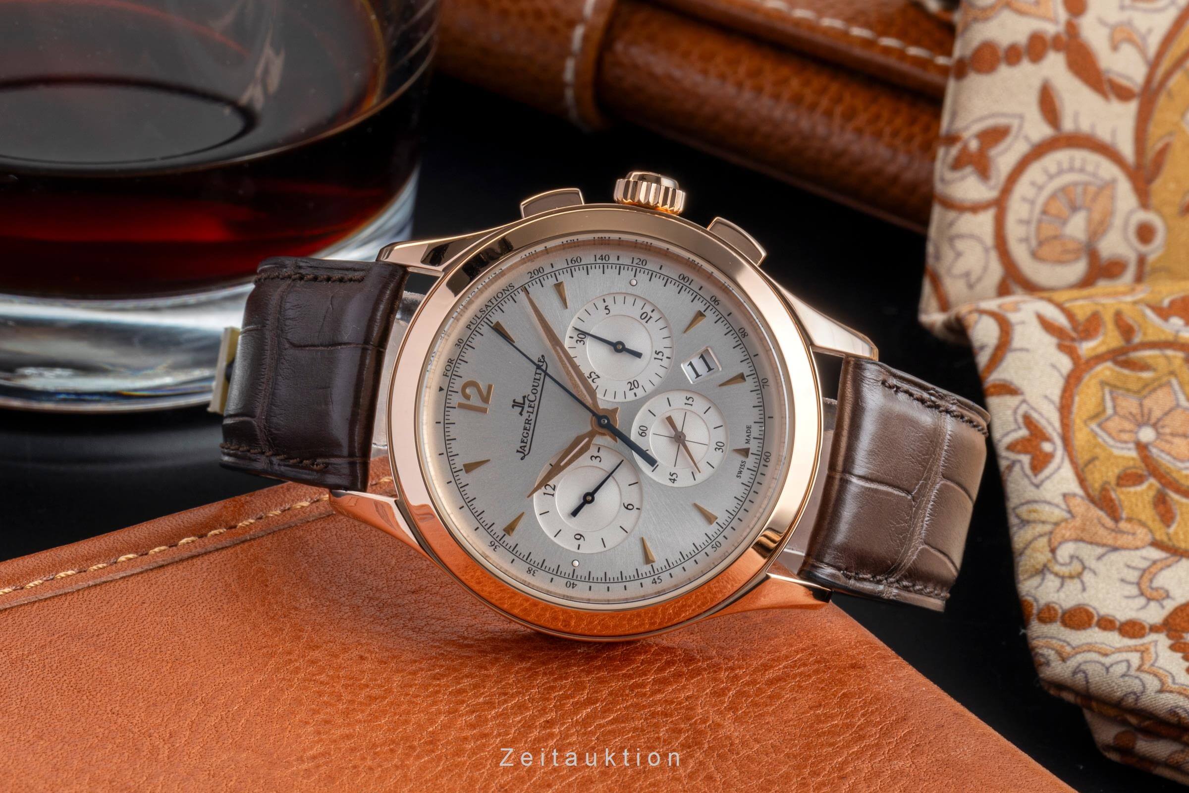 Jaeger LeCoultre Master Chronograph chronograph 18 ct red gold automatic men's watch Q1532420  174.2.C1  [2501797] - Image 3