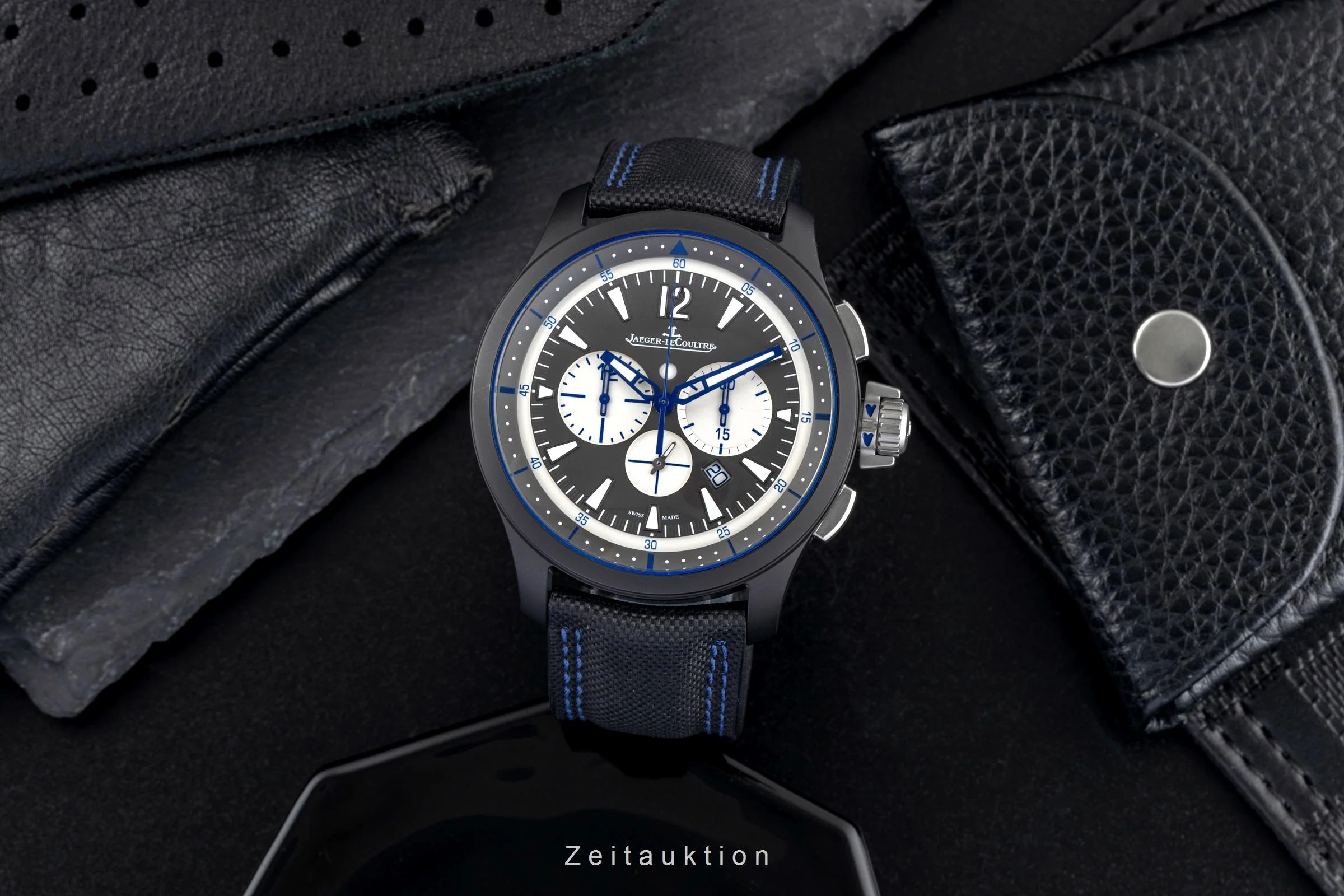 Jaeger LeCoultre Master Chronograph chronograph ceramic / steel automatic men's watch Q205C571 , 179.C.C7  [2503697] - Image 4