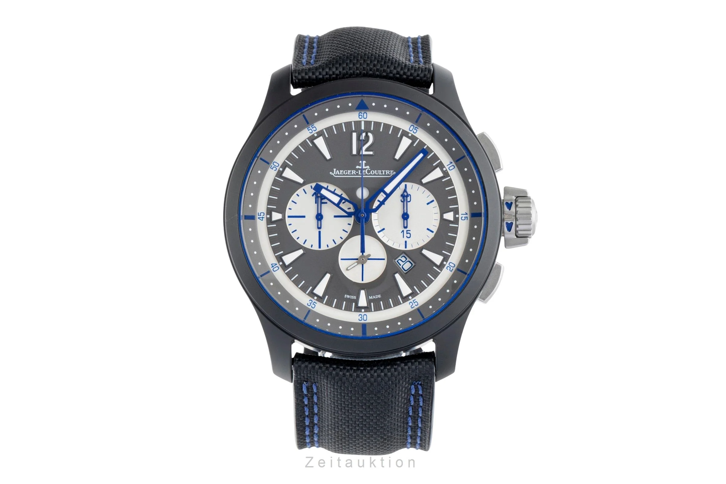 Jaeger LeCoultre Master Chronograph chronograph ceramic / steel automatic men's watch Q205C571 , 179.C.C7  [2503697] - Image 5