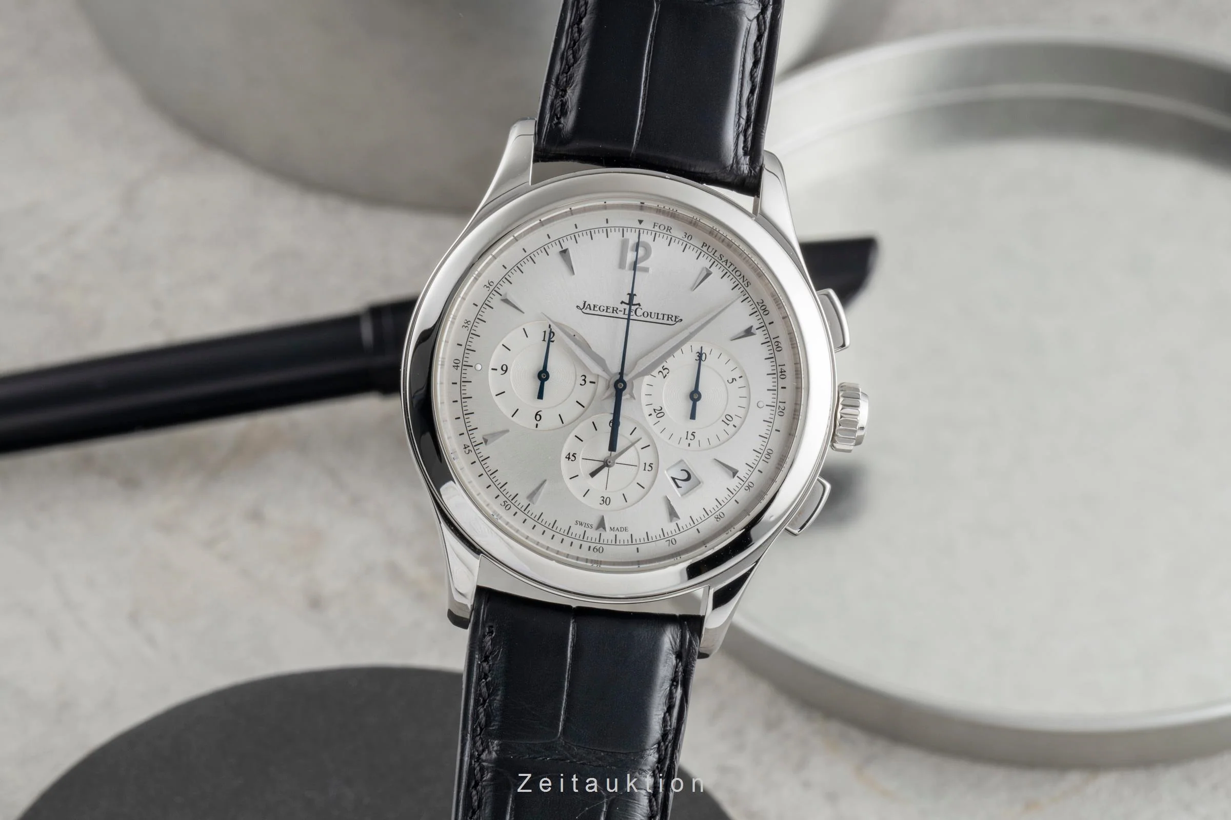 Jaeger LeCoultre Master Chronograph chronograph steel automatic men's watch Q1538420 , 174.8.C1  [2505016] - Image 2
