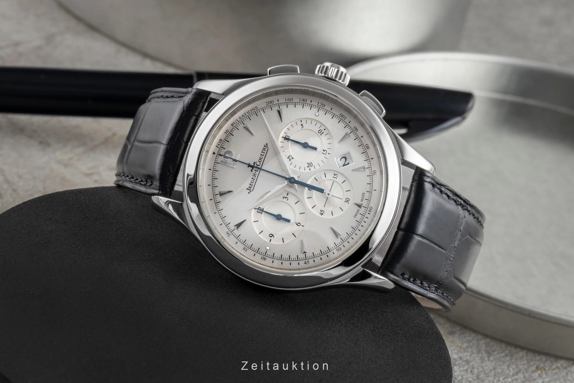 Jaeger LeCoultre Master Chronograph chronograph steel automatic men's watch Q1538420 , 174.8.C1  [2505016] - Image 3