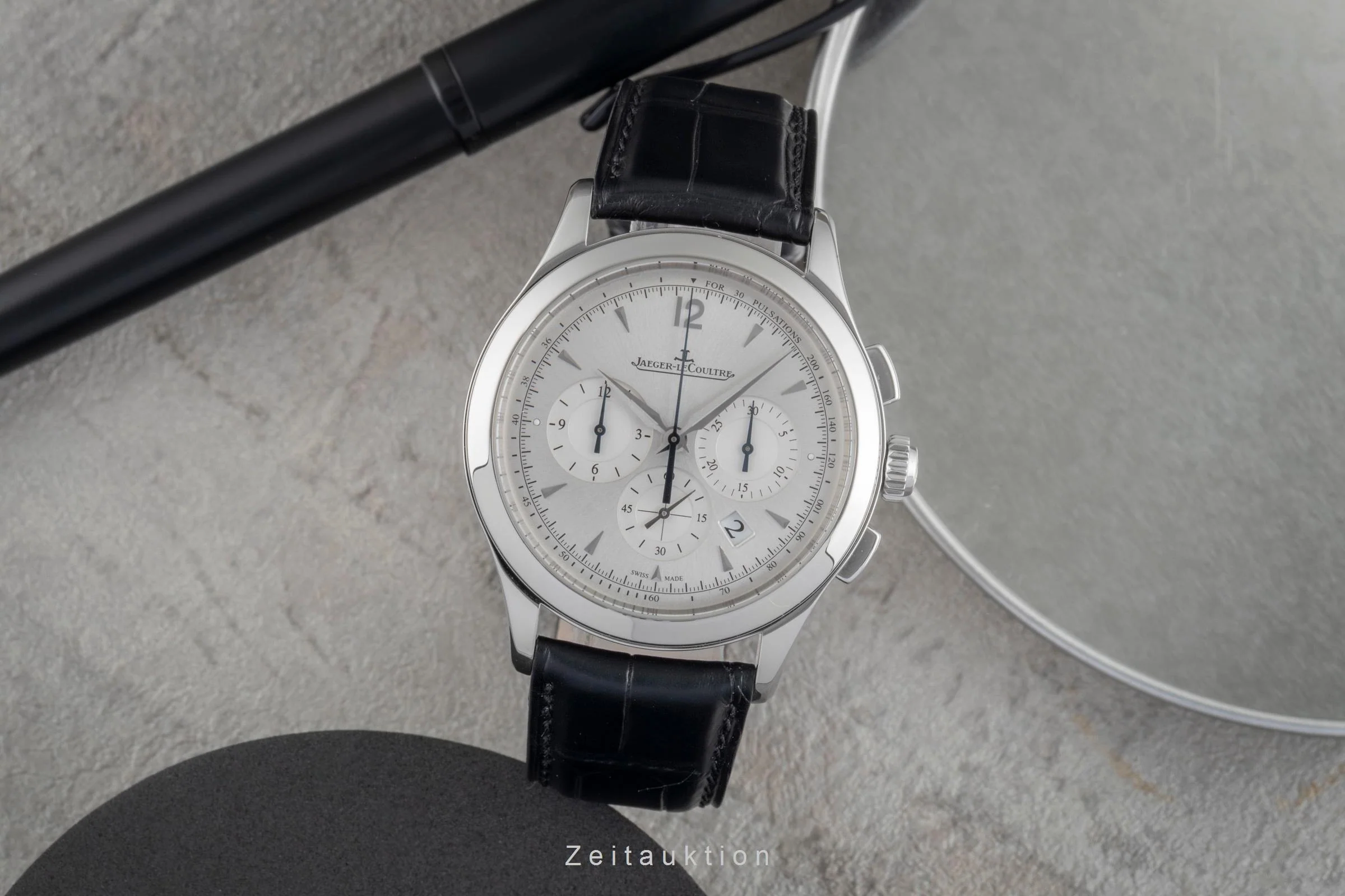 Jaeger LeCoultre Master Chronograph chronograph steel automatic men's watch Q1538420 , 174.8.C1  [2505016] - Image 4
