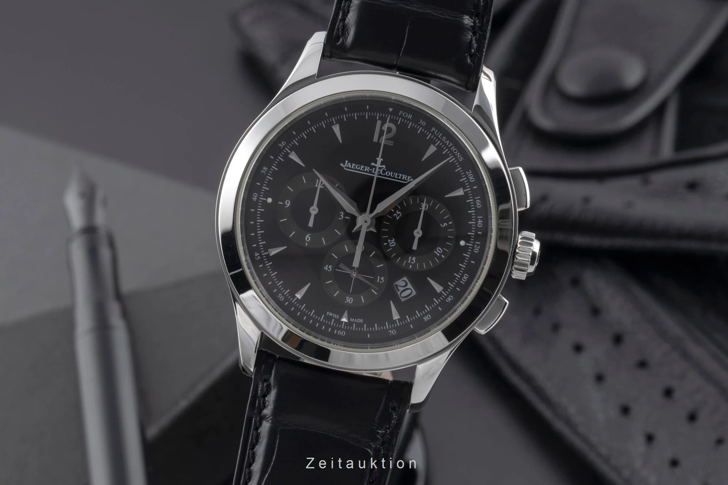 Jaeger LeCoultre Master Chronograph chronograph steel automatic men's watch Q1538470 , 174.8.C1  [2504345] - Image 2