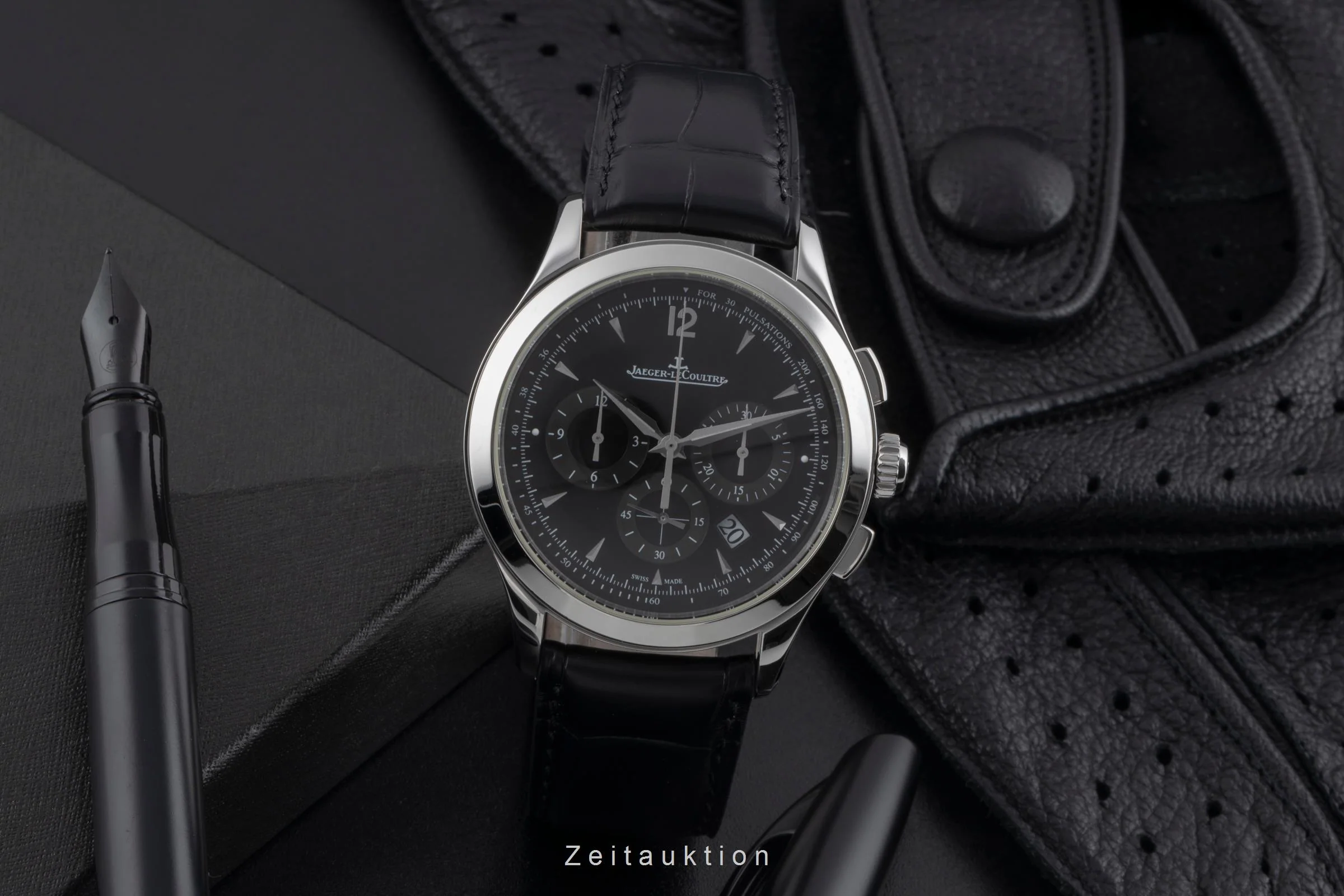 Jaeger LeCoultre Master Chronograph chronograph steel automatic men's watch Q1538470 , 174.8.C1  [2504345] - Image 4