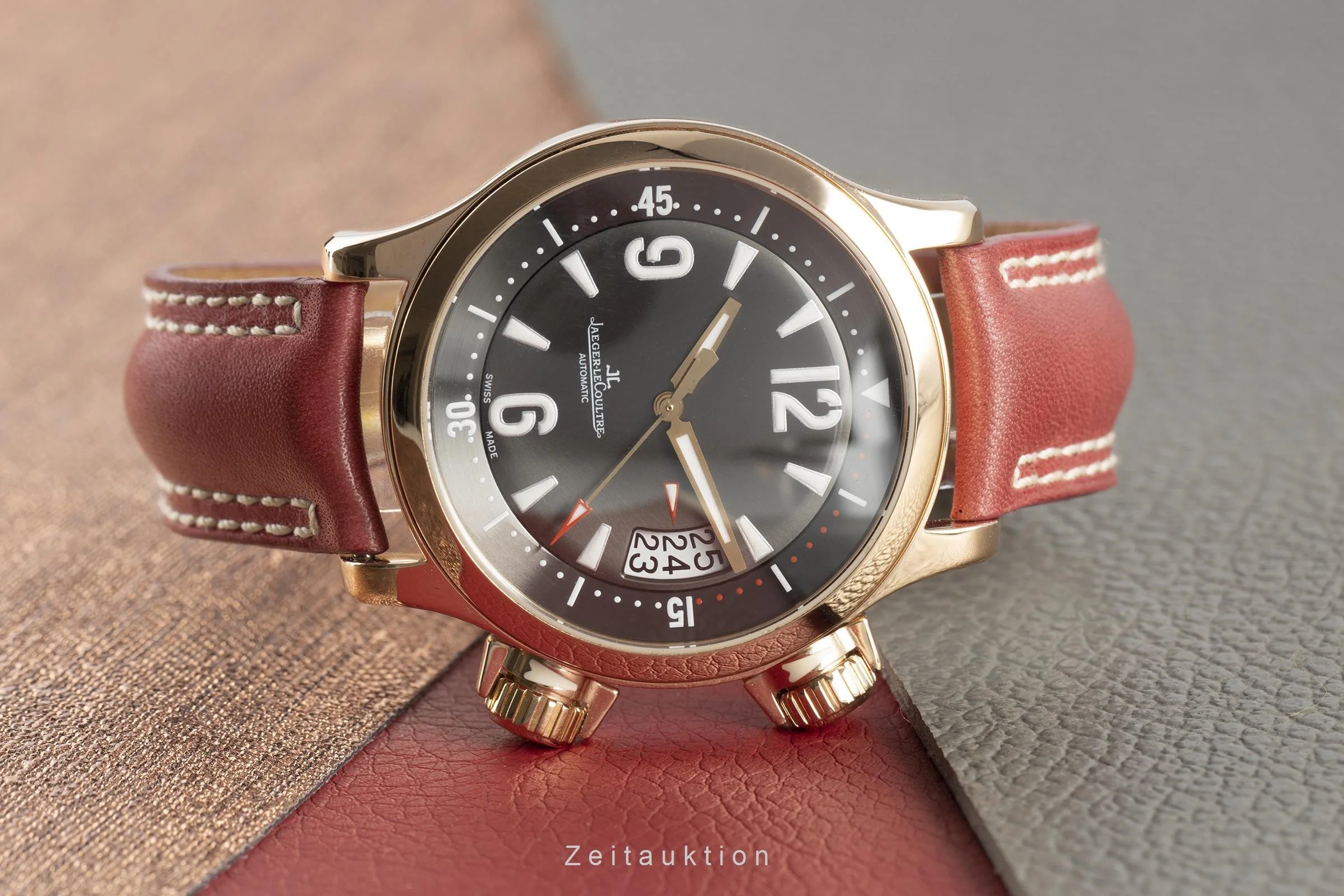 Jaeger LeCoultre Master Compressor 18 ct red gold automatic unisex 148.2.60 LP: 17200EUR  [2109651] - Image 2