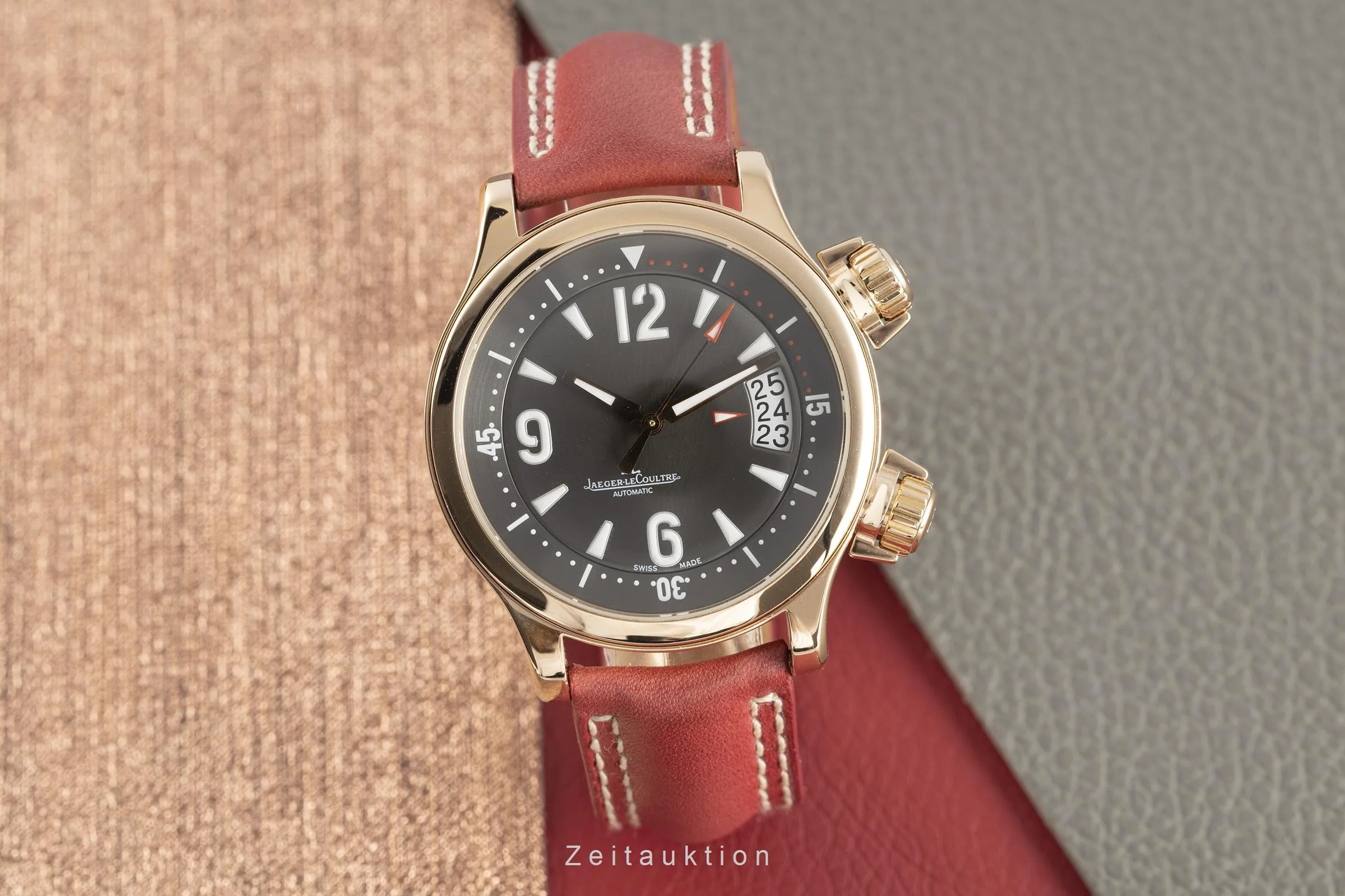 Jaeger LeCoultre Master Compressor 18 ct red gold automatic unisex 148.2.60 LP: 17200EUR  [2109651] - Image 3