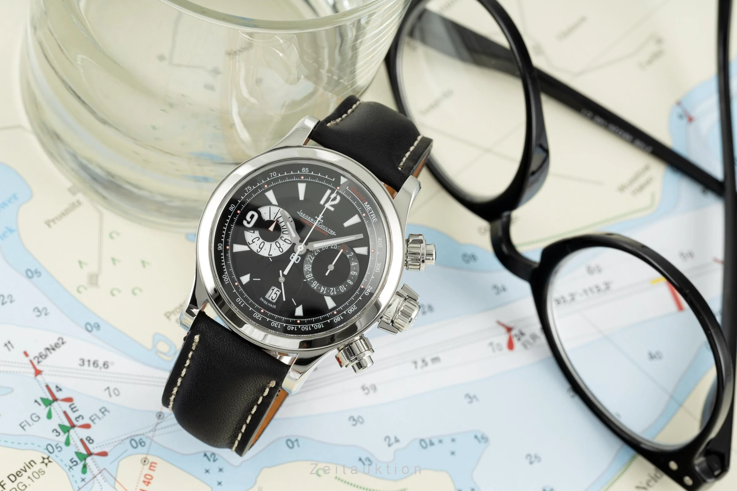 Jaeger LeCoultre Master Compressor chronograph steel automatic men's watch 146.8.25  [2111476] - Image 2