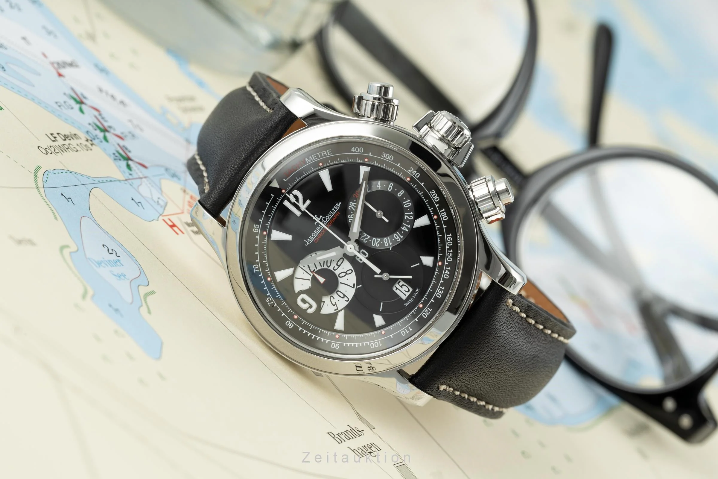 Jaeger LeCoultre Master Compressor chronograph steel automatic men's watch 146.8.25  [2111476] - Image 3