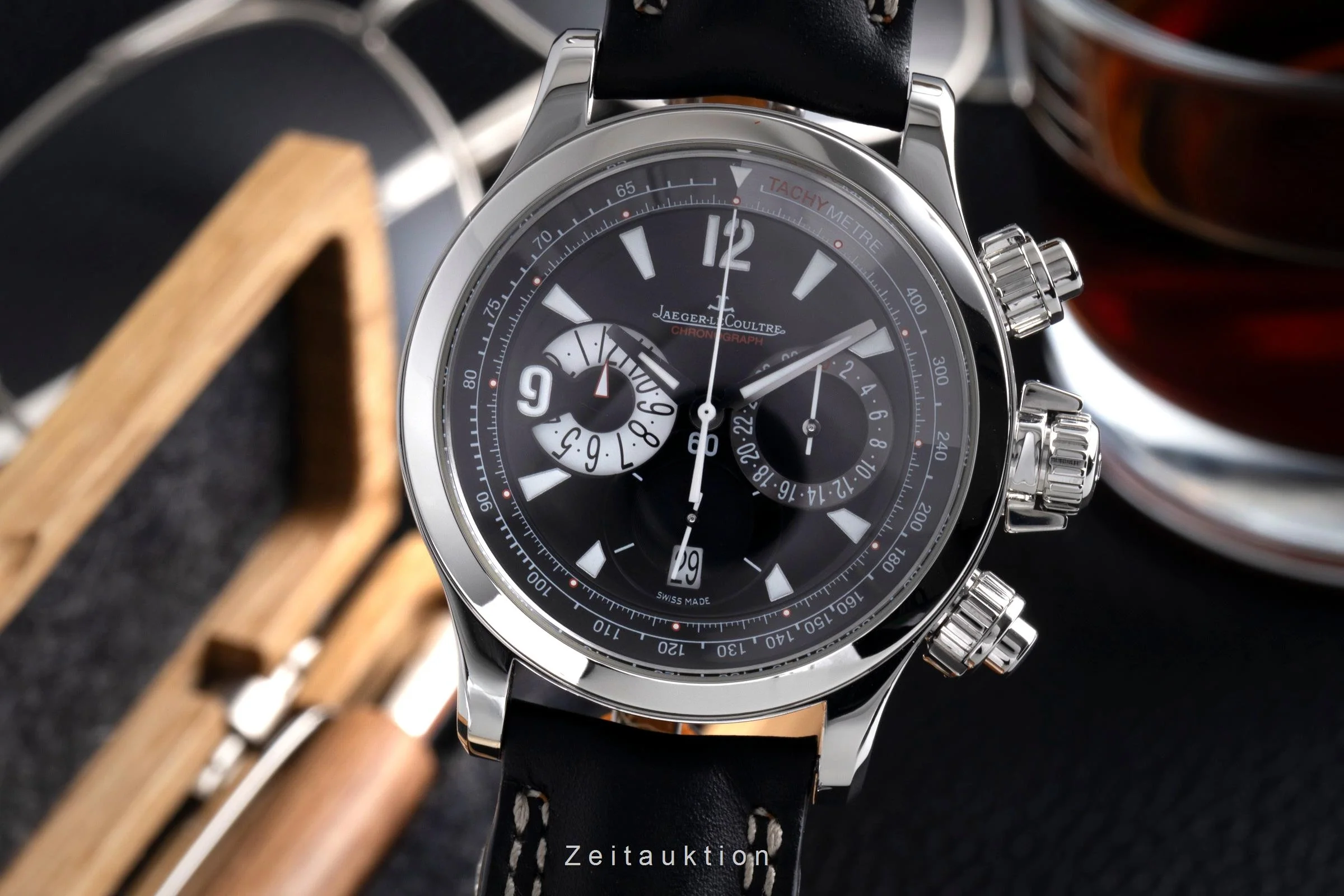 Jaeger LeCoultre Master Compressor chronograph steel automatic men's watch Q1758470, 146.8.25 LP: 16000EUR  [2600323] - Image 3