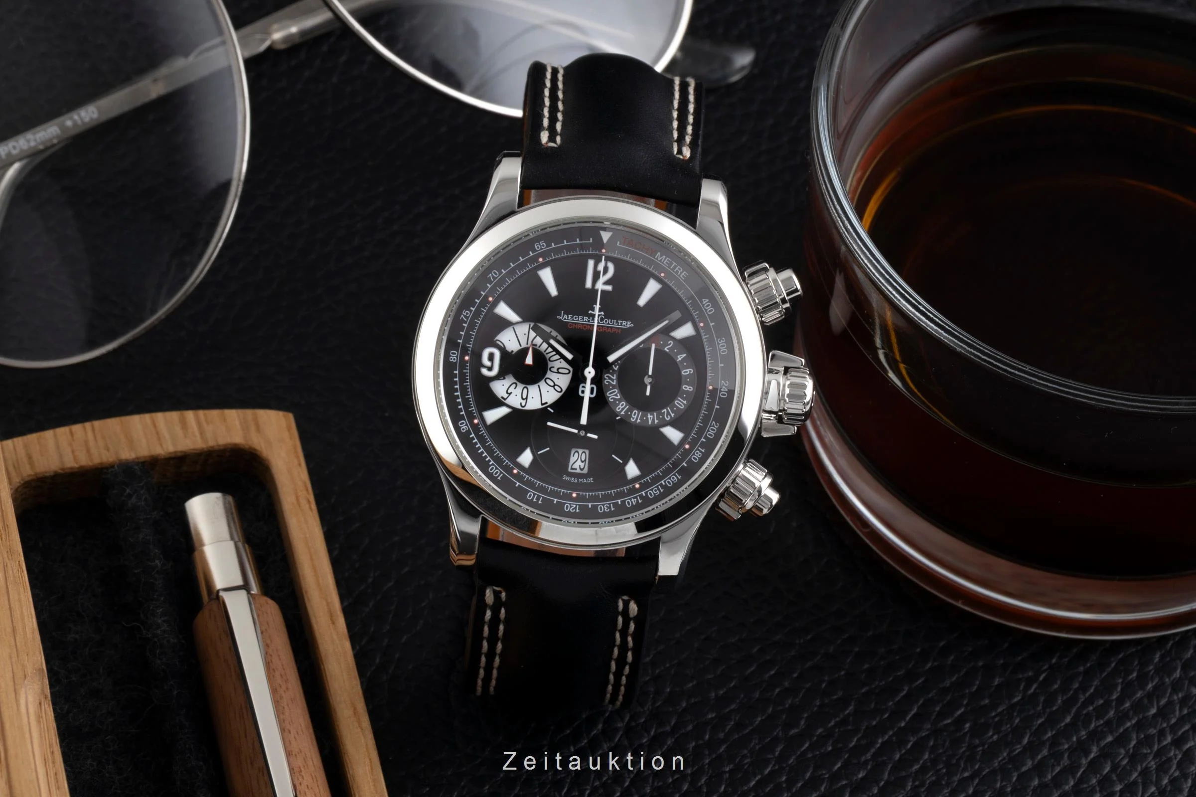 Jaeger LeCoultre Master Compressor chronograph steel automatic men's watch Q1758470, 146.8.25 LP: 16000EUR  [2600323] - Image 4
