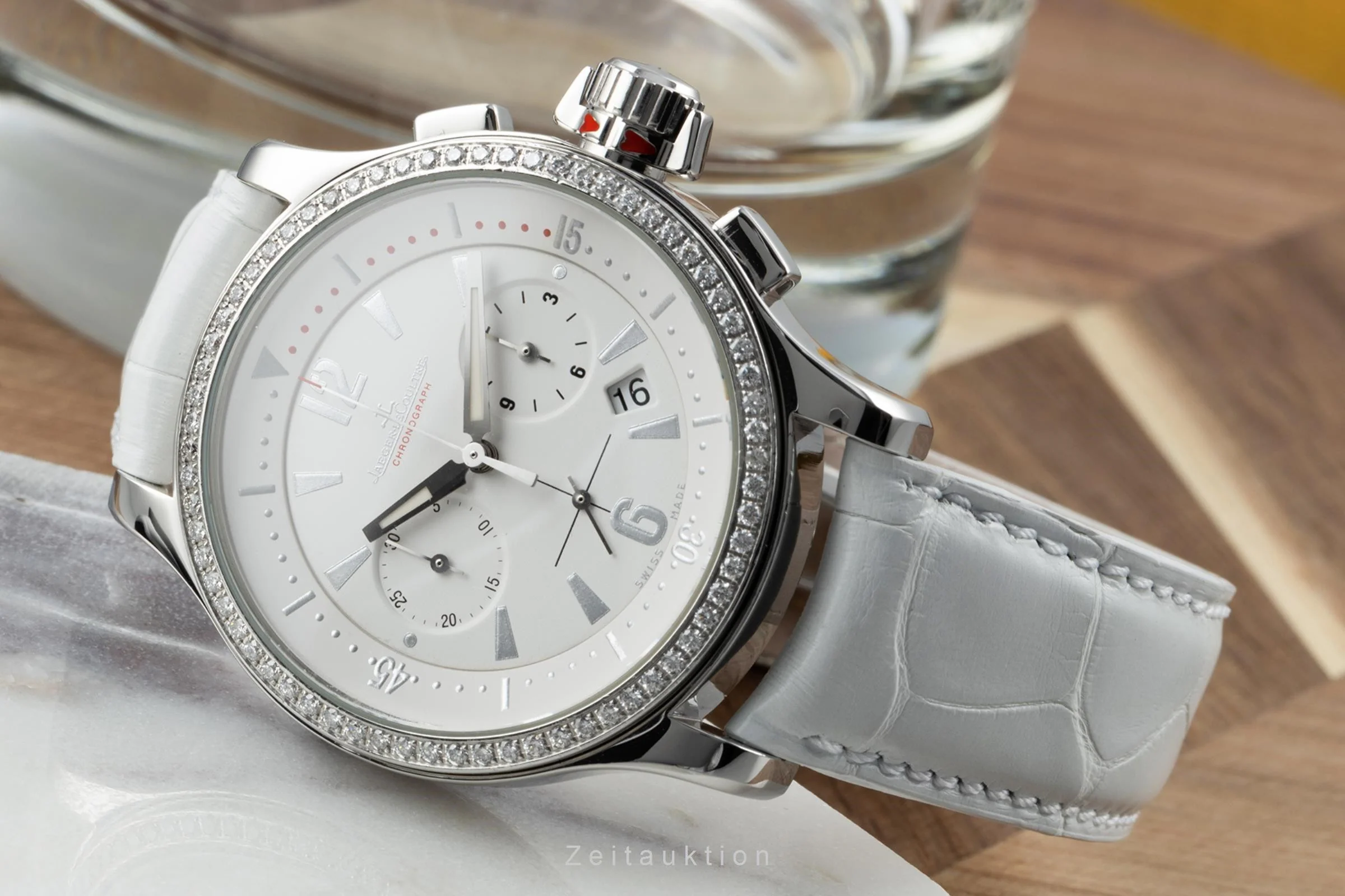 Jaeger LeCoultre Master Compressor chronograph steel quartz women's watch 148.8.31  [2203874] - Image 2